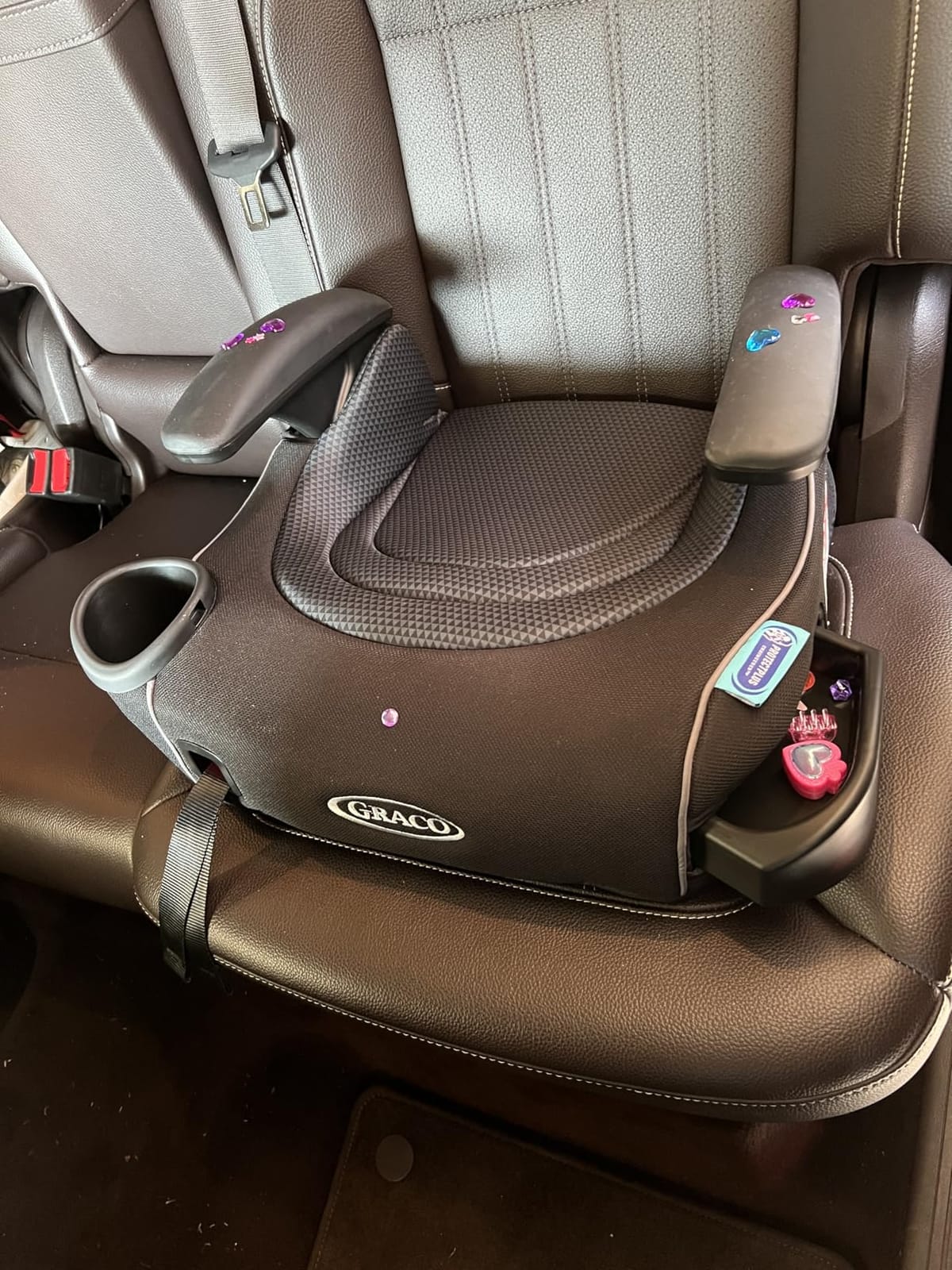 Graco TurboBooster LX Backless Booster with Affix Latch | Backless Booster Seat for Big Kids Transitioning to Vehicle Seat Belt (Rio) customer photo 2