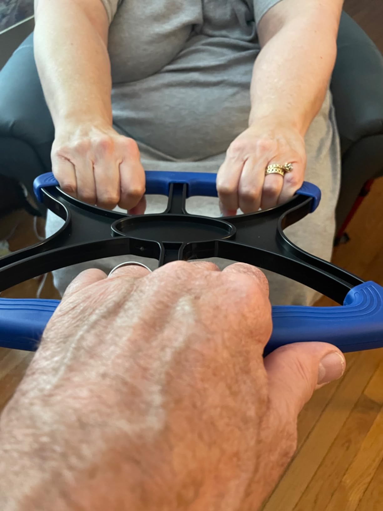 Liberty Lift Assists Standing Aid-Handicap, Portable Lift Aid Bar with No-Slip Grip Handles to Transfer Elderly,Senior,Bariatric,Patient or Disabled Assists Caregiver or Nurse,Supports Gifts for Daily customer photo 2
