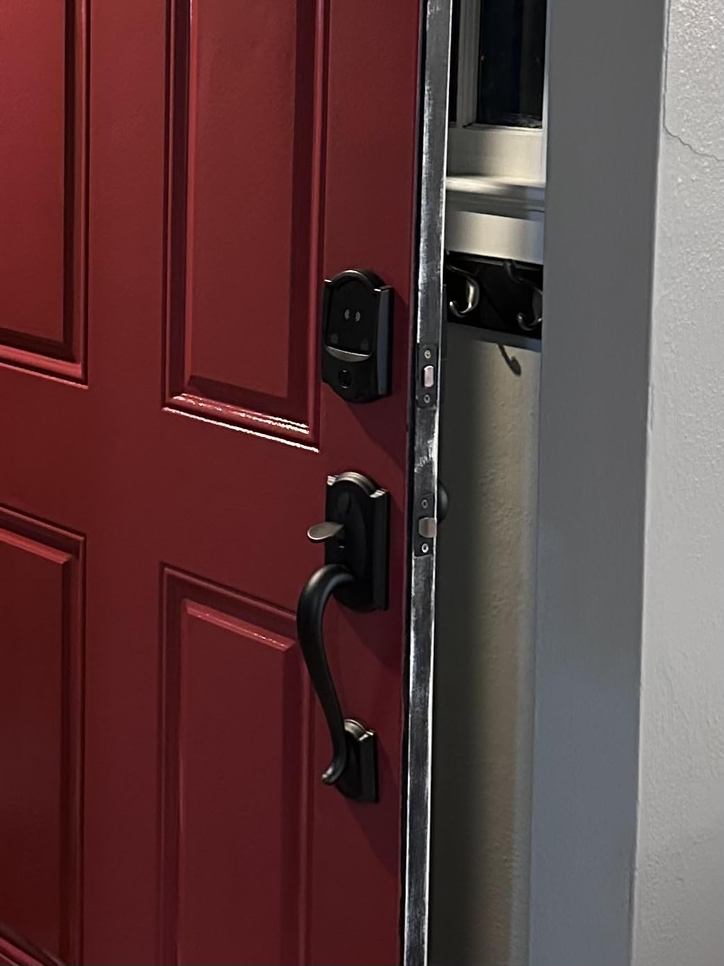 Schlage Encode Plus Smart WiFi Deadbolt Lock, Tap to Unlock, Matte Black, Apple Watch Unlock, Apple Home, Alexa & Airbnb Compatible customer photo 1