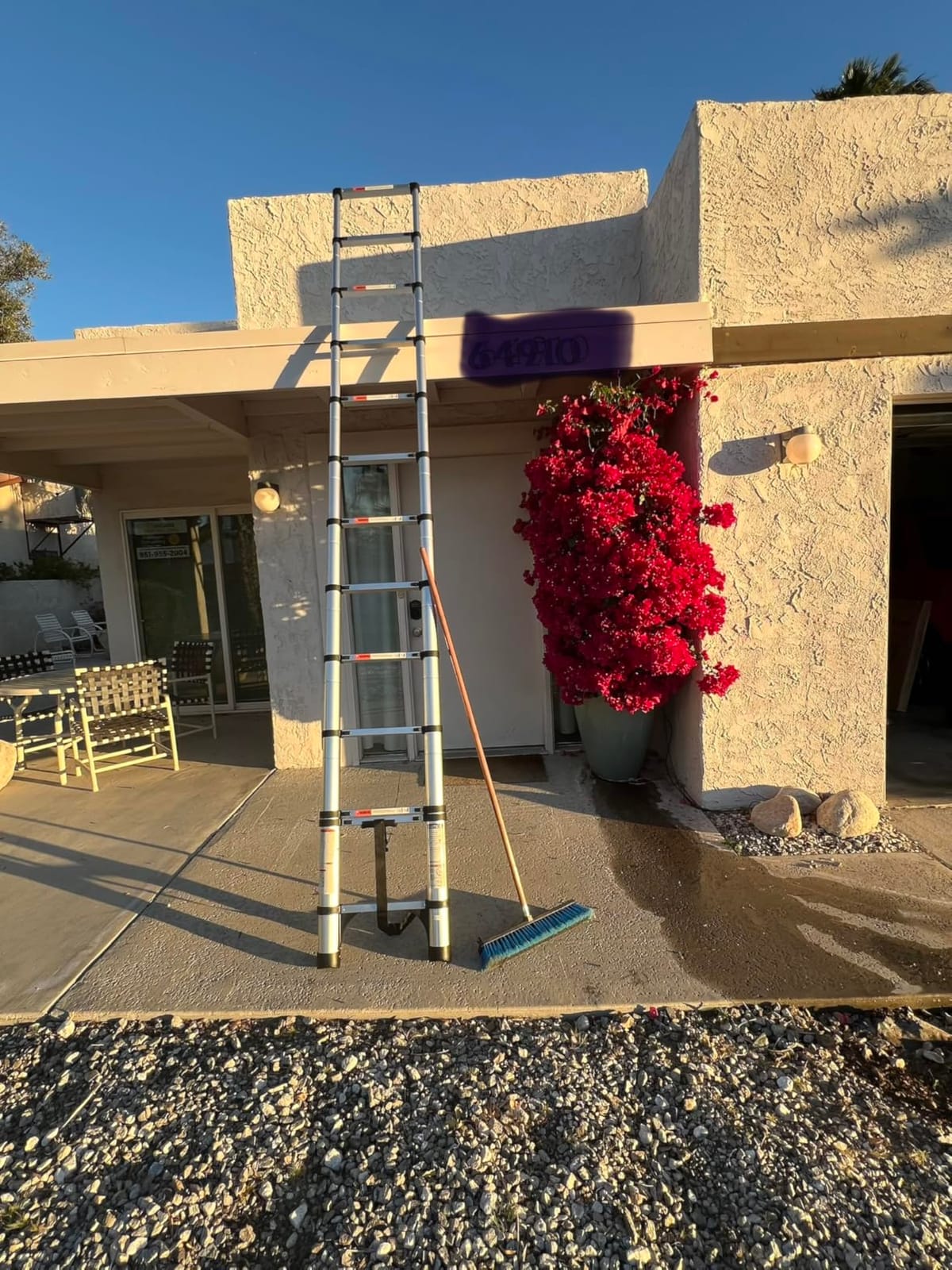 SocTone Telescoping Ladder, Stabilizers, Extension Ladder(12.5FT Standard) customer photo 1