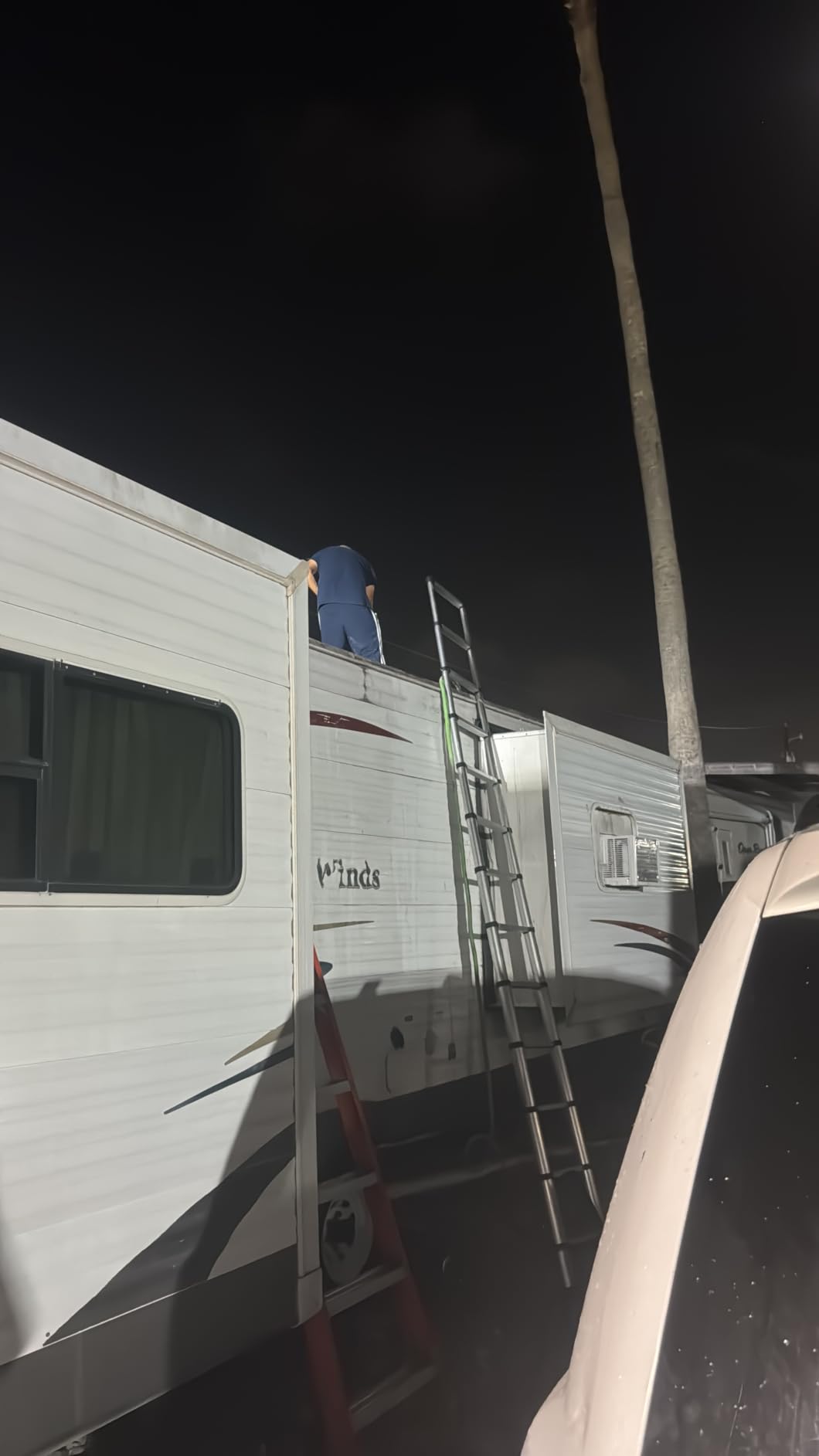 SocTone Telescoping Ladder, Stabilizers, Extension Ladder(12.5FT Standard) customer photo 2