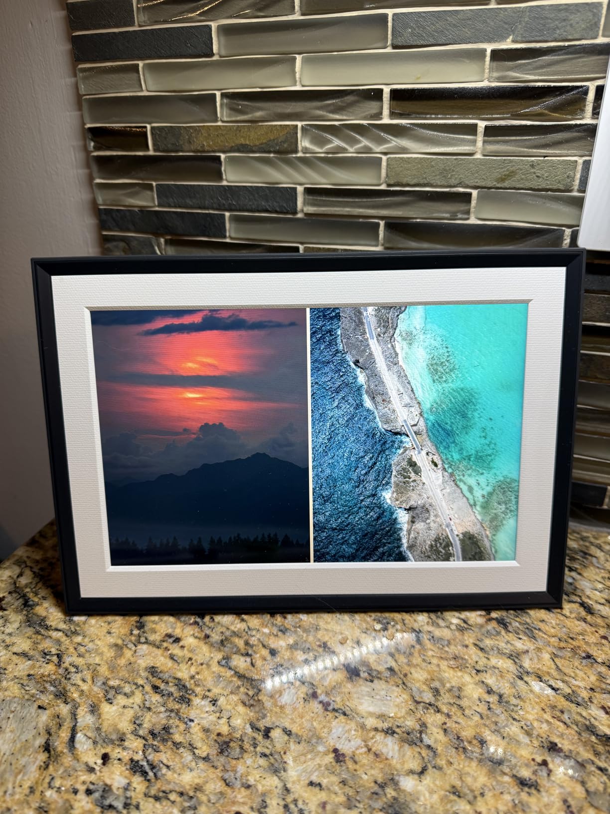 Aura HD Digital Picture Frame | Carver Mat: The Best Frame for Gifting | Wirecutter's best digital frame, no subscription, free unlimited photos and videos, 1-minute set up, gift-ready customer photo 1