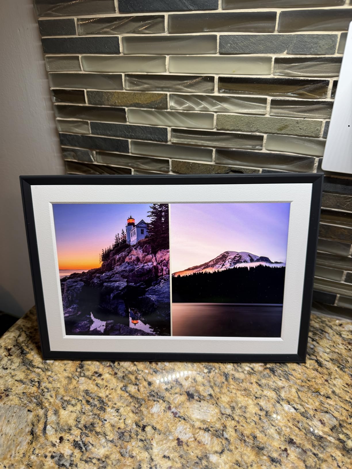 Aura HD Digital Picture Frame | Carver Mat: The Best Frame for Gifting | Wirecutter's best digital frame, no subscription, free unlimited photos and videos, 1-minute set up, gift-ready customer photo 2