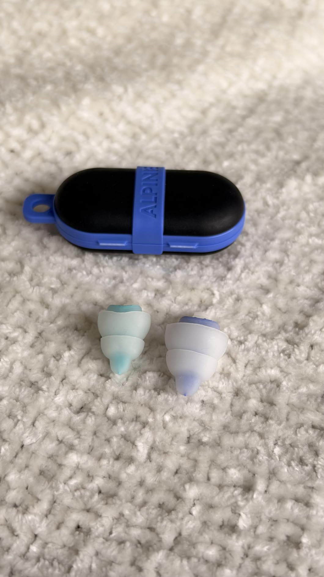 Alpine SleepDeep Reusable Earplugs for Sleeping | Earbuds for Side Sleepers | 2 Pack (S/L) 27dB SNR | Soft Ear Plugs For Noise Reduction | Silicone-Free | Ear Protection | Travel Essentials Airplane customer photo 1
