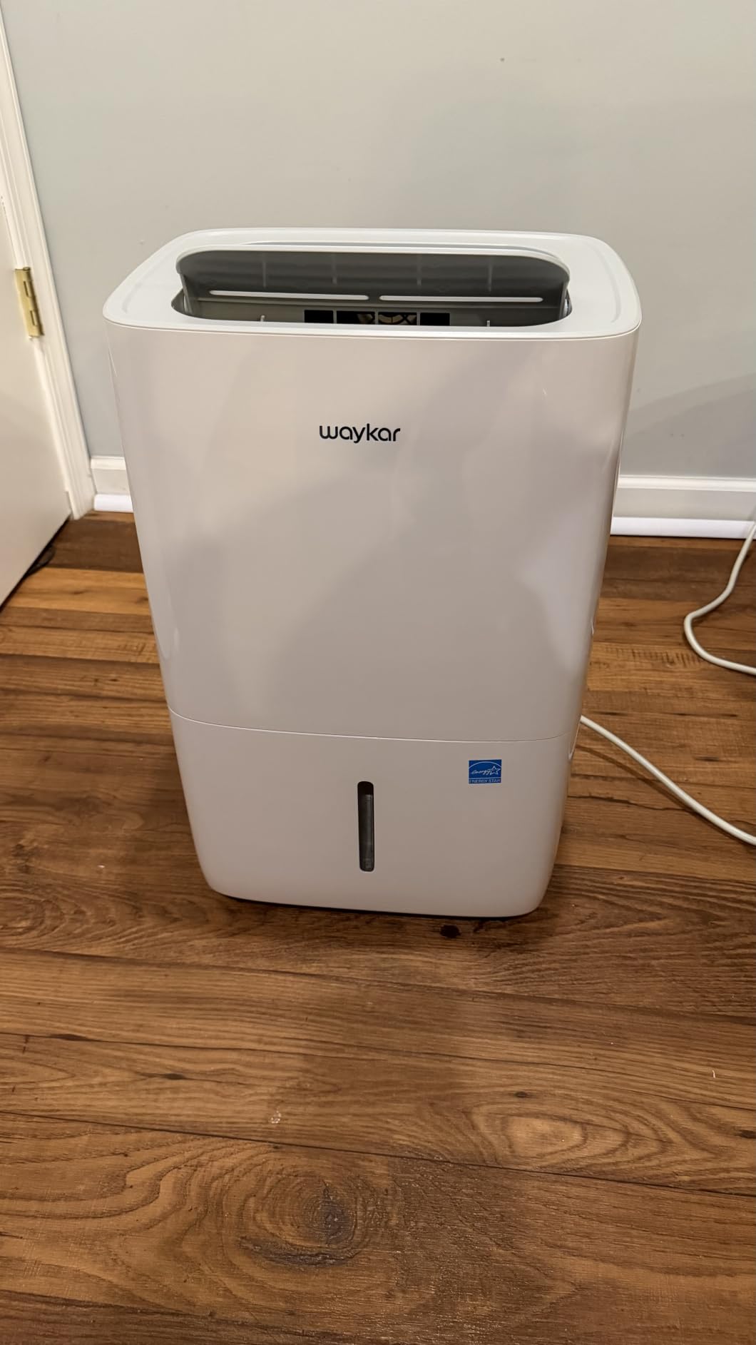 Waykar 80 Pints 5000 Sq. Ft 2025 Energy Star Dehumidifier for Basement | 90 Degree Auto Swing, 30%-80% Humidity Control for home, Continuous drainage support, Whole-House Dehumidification, Auto-defrost customer photo 1