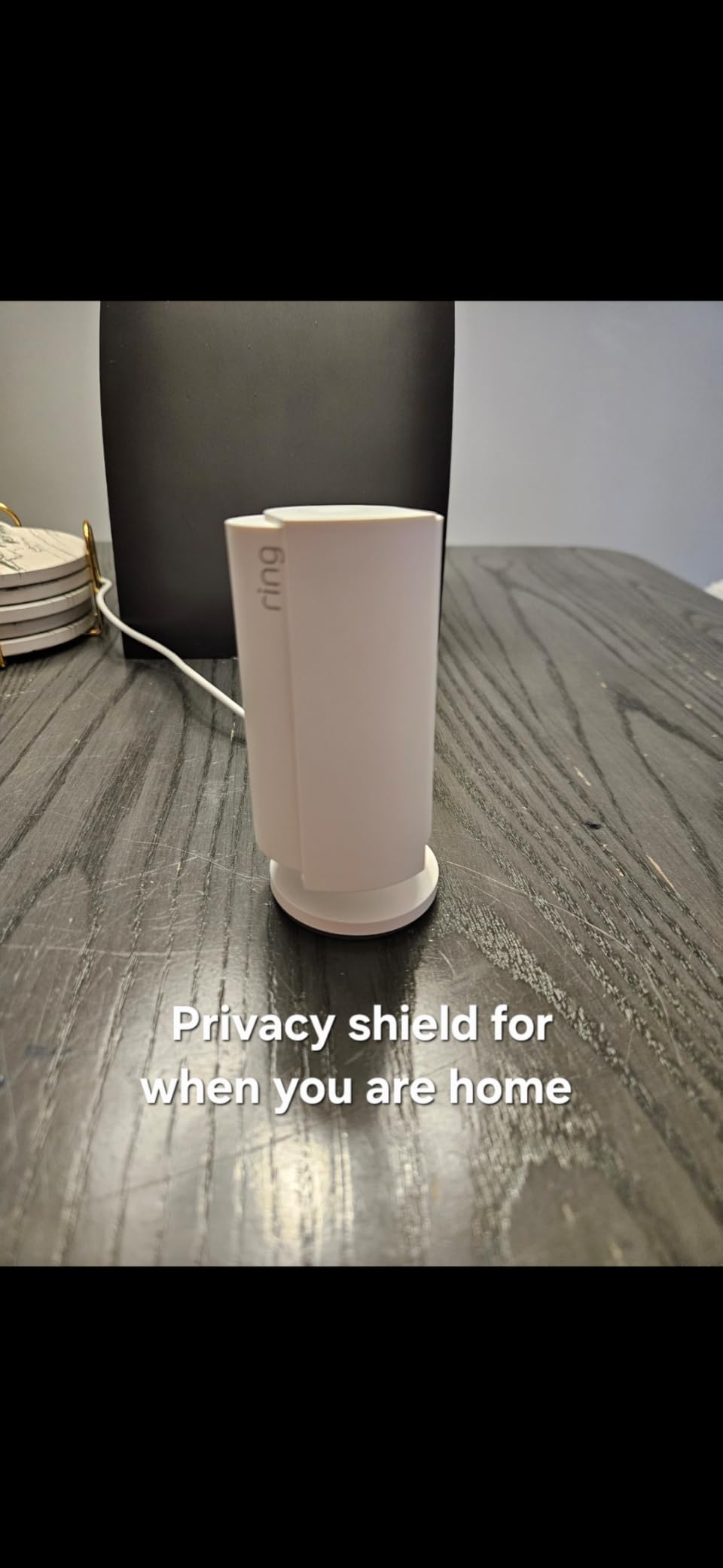 Ring Indoor Cam (newest model) - Home or business security in 1080p HD video, White customer photo 1