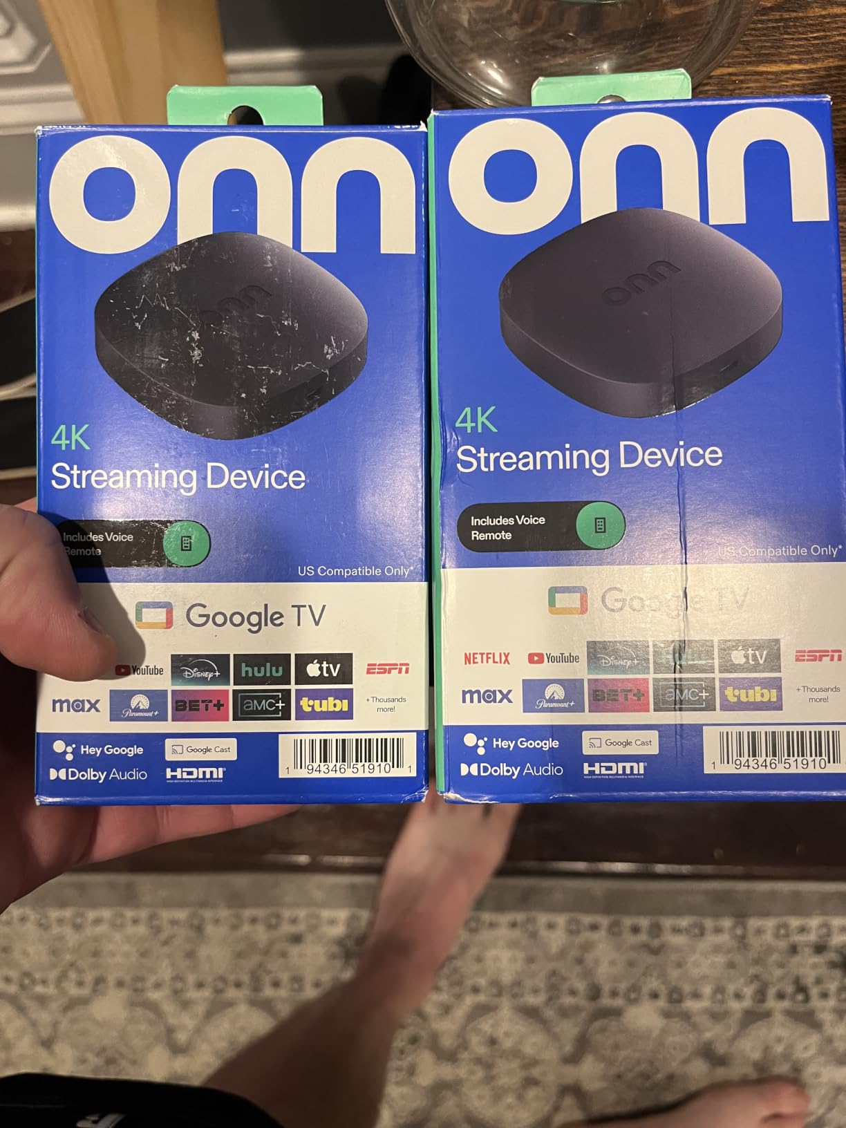 Android TV 4K UHD Streaming Device with Voice Remote Control Google Assistant & High Speed HDMI Cable (100026240) Black customer photo 2