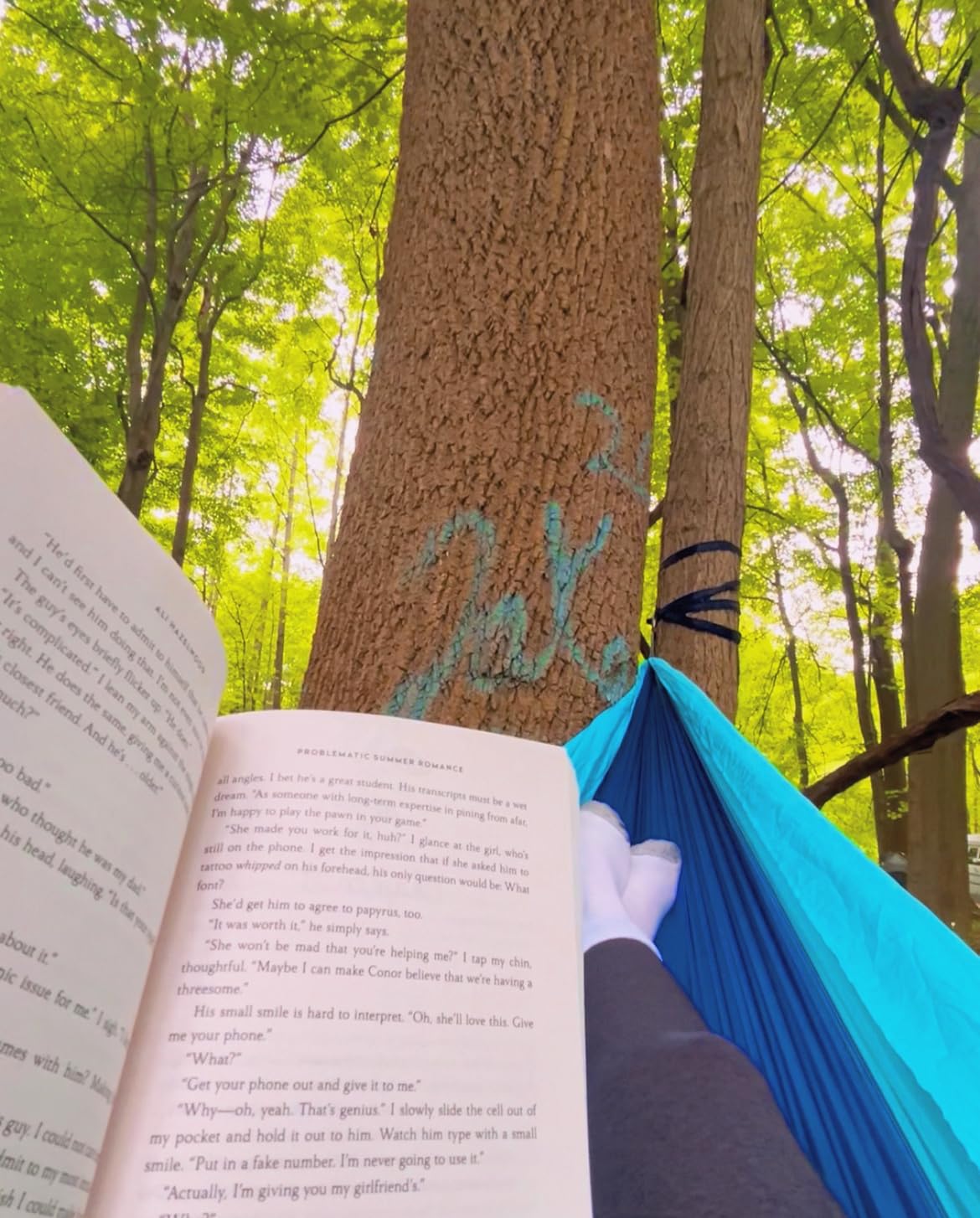 Durable Hammock 400 lb Capacity with Tree Straps and Carry Bag customer photo 2