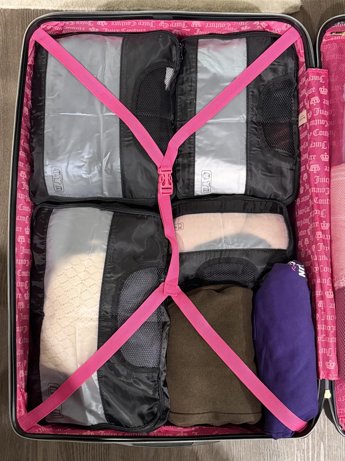 Veken 10 Set/8 Set Packing Cubes for Travel Essentials, Anti-Wrinkle Buckled Suitcase Organizer for Shoe & Toiletry Bag, Carry On Luggage Bag for Airplane & College Dorm Room Accessories customer photo 1