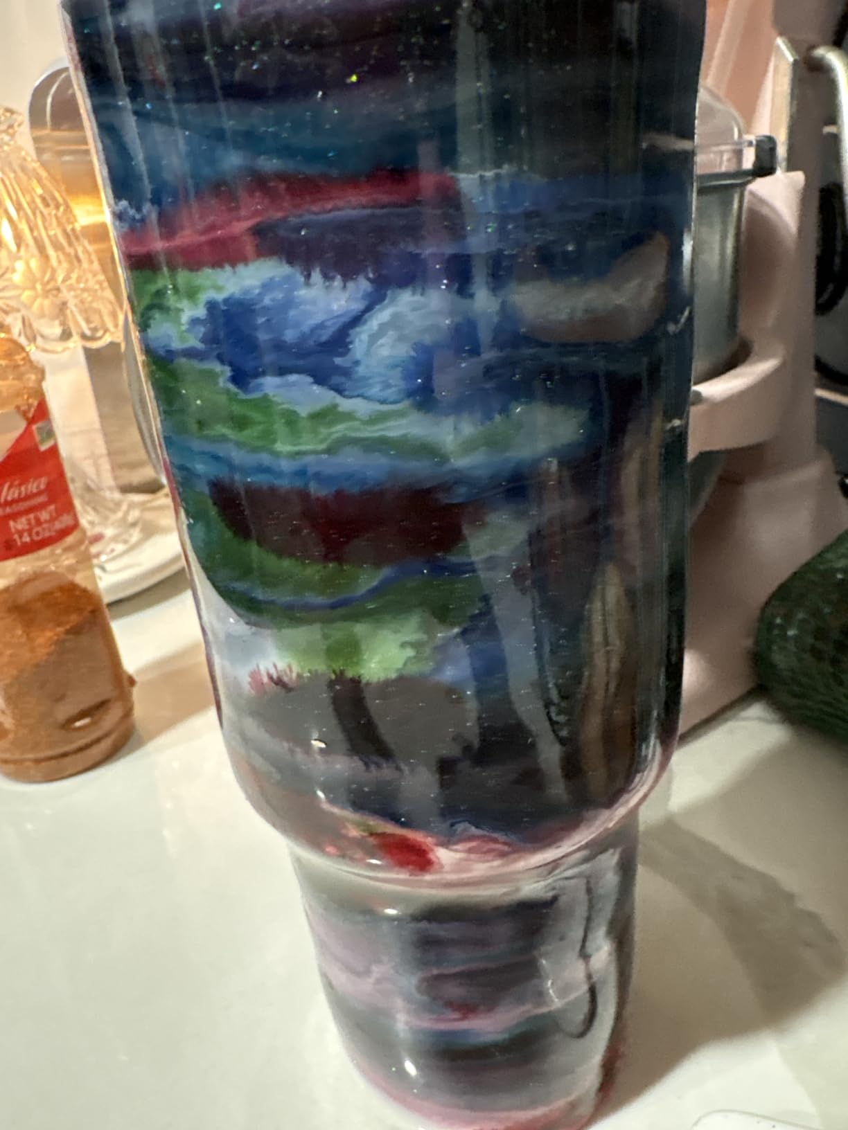 64OZ Epoxy Resin Kit, Clear Resin No Yellowing No Bubble for Molds & Craft - Clear Epoxy Resin Kit, Casting Resina for Jewelry Making, Wood & Molds (32OZ x 2) customer photo 1