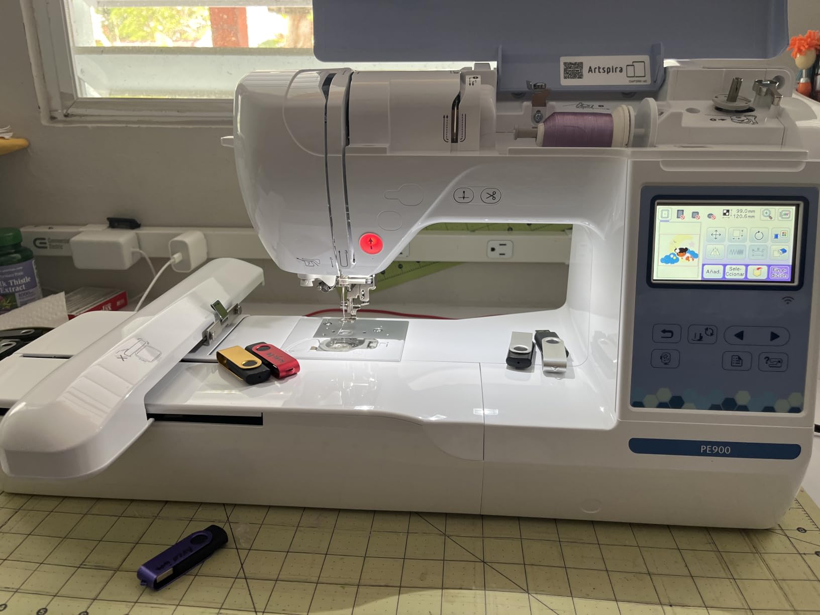Brother PE900 Wireless Embroidery Machine with WLAN customer photo 2