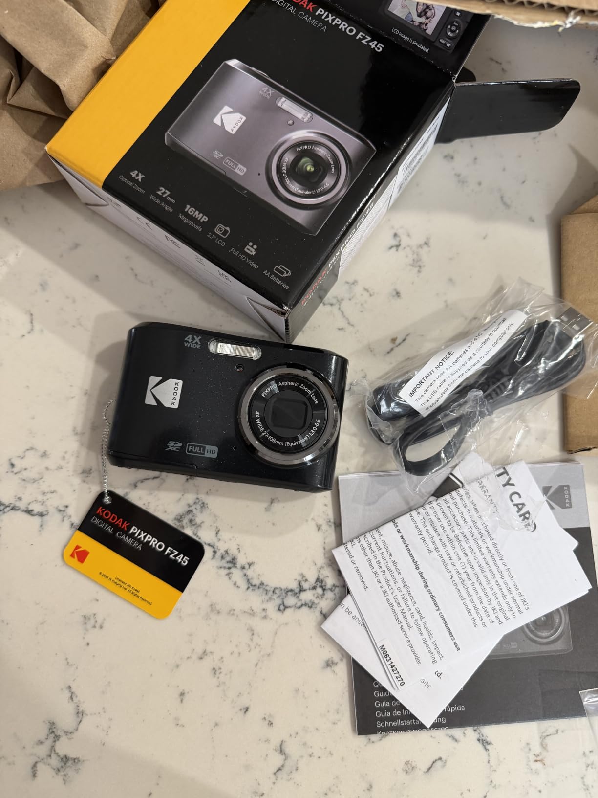KODAK PIXPRO FZ45 16MP Compact Digital Camera, 4X Optical Zoom, AA, Black | 1080p Full HD Video, 27mm Wide Angle Lens, 2.7 Inch LCD, Point and Shoot, Digicam, Travel and Family Photos customer photo 2
