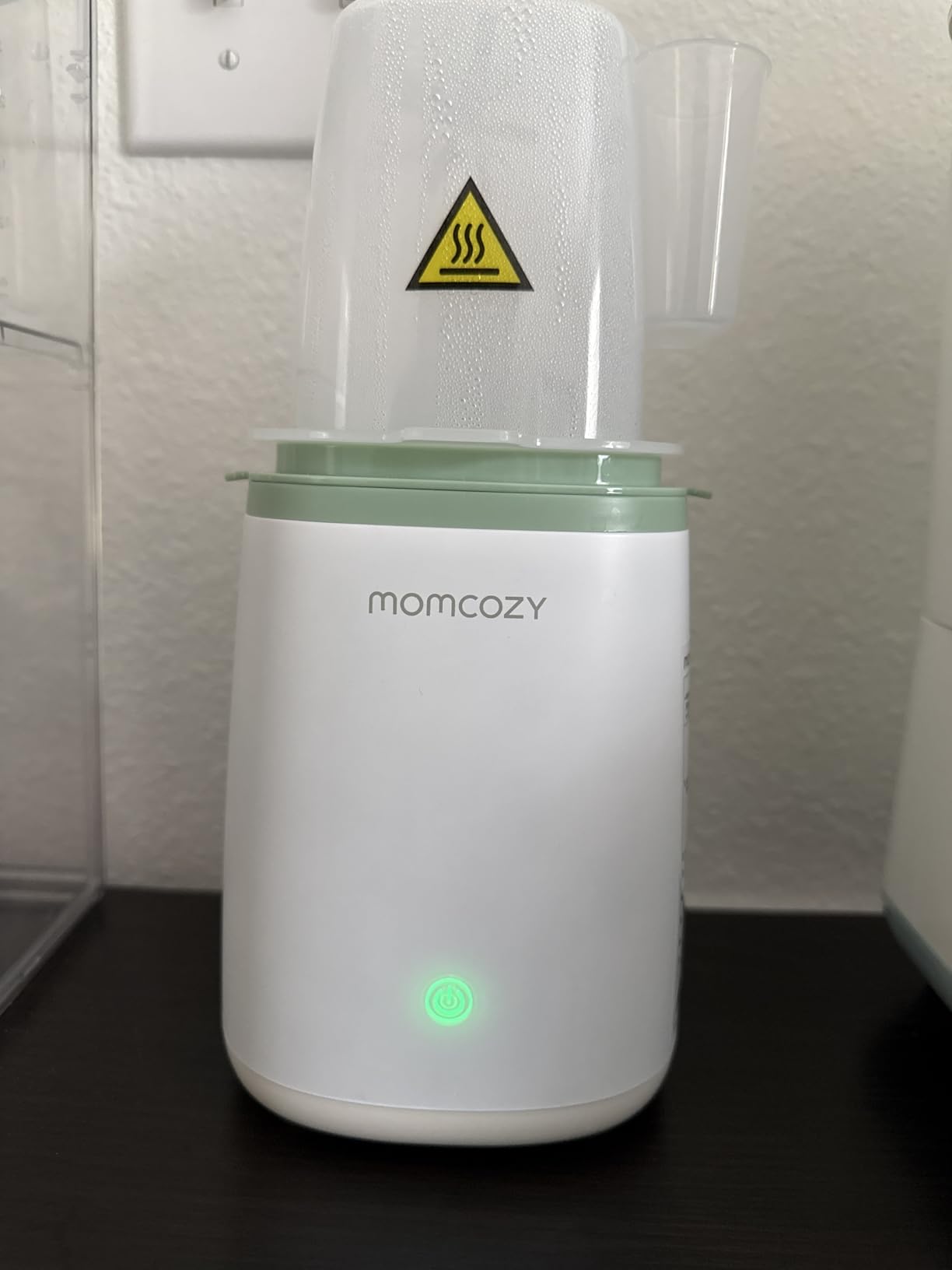 Momcozy Bottle Warmer for Baby, Fast Heating Breastmilk for All Bottles | Newborn Essentials for Mom, Accurate Temperature Control, 10-in-1 Multifunction with Timer, Automatic Shut-Off, One Touch Set customer photo 1