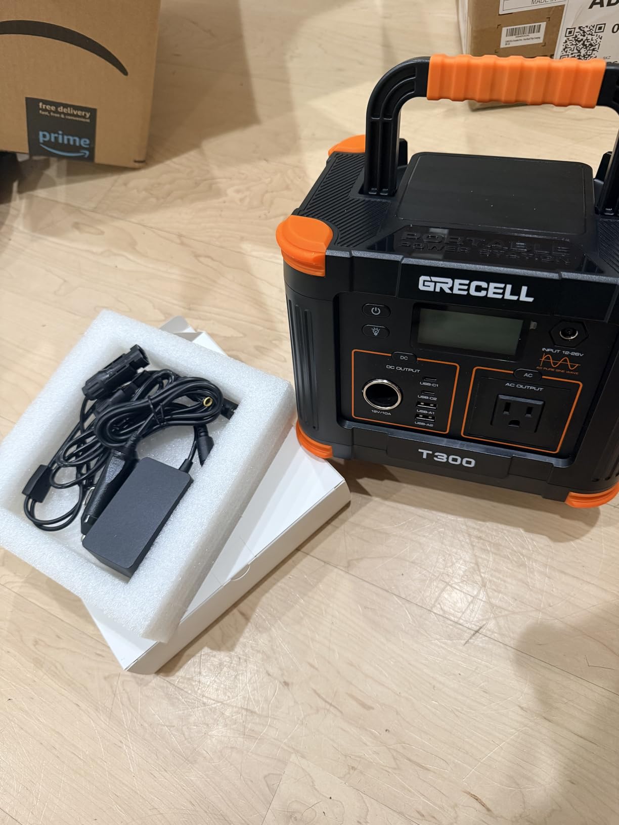 Portable Power Station 500W, 519.48Wh/140400mAh Solar Generator Backup | Lithium Battery Pack Power Supply with 2 AC Outlets, PD 60W USB-C Power Bank for Outdoor RV Camping, Home Outage, Emergency customer photo 2