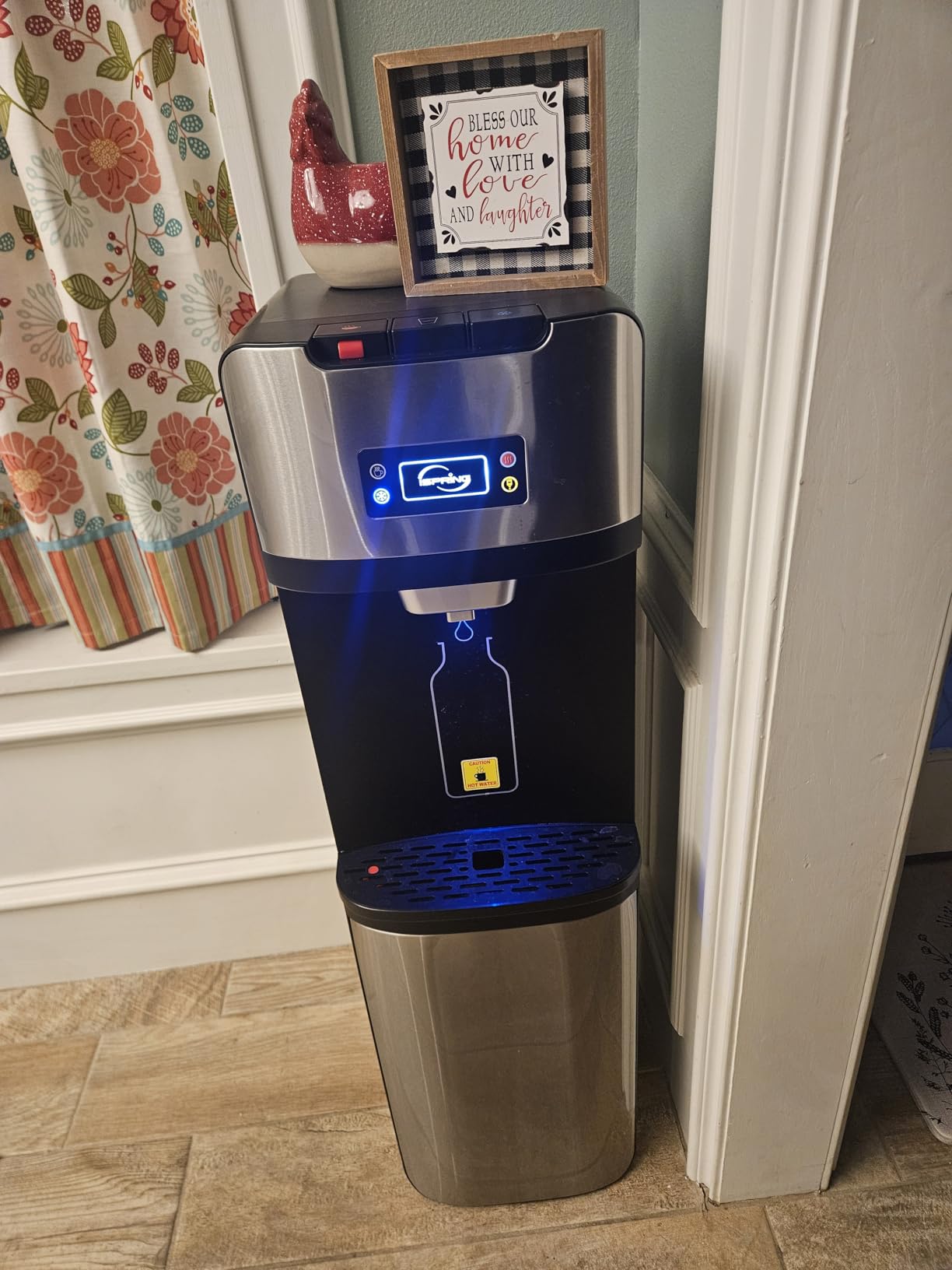 iSpring Bottleless Water Dispenser with Built-in 4-Stage Filtration, Hot/Cold/Room Temp, Self Cleaning, Stainless Steel, Model: DS4S customer photo 2