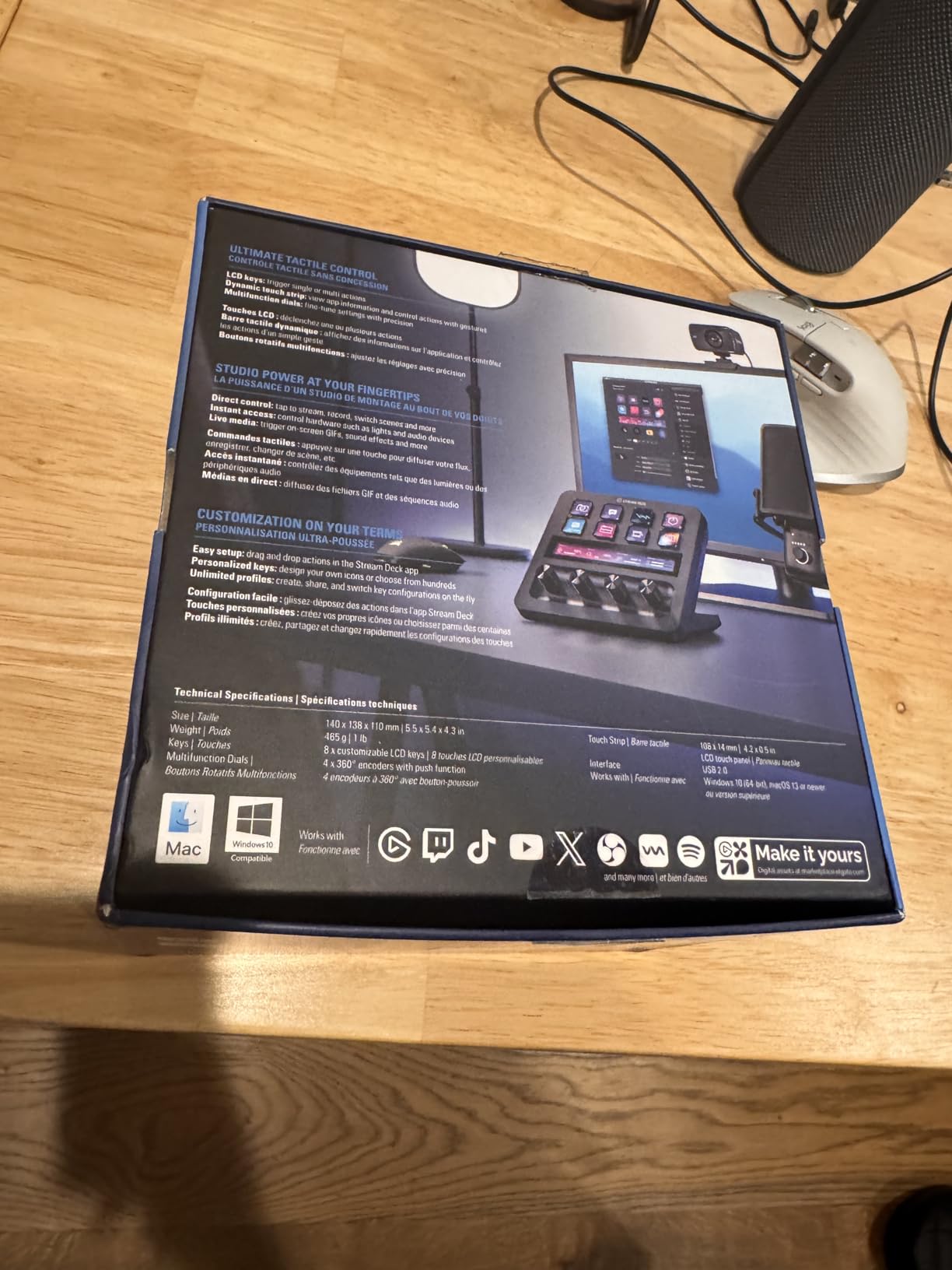 Elgato Stream Deck +, Audio Mixer and Studio Controller | LCD keys, dials and touch strip, Multi actions and smart profiles, Unlocks Wave Link mixing, Works with Mac and PC customer photo 1