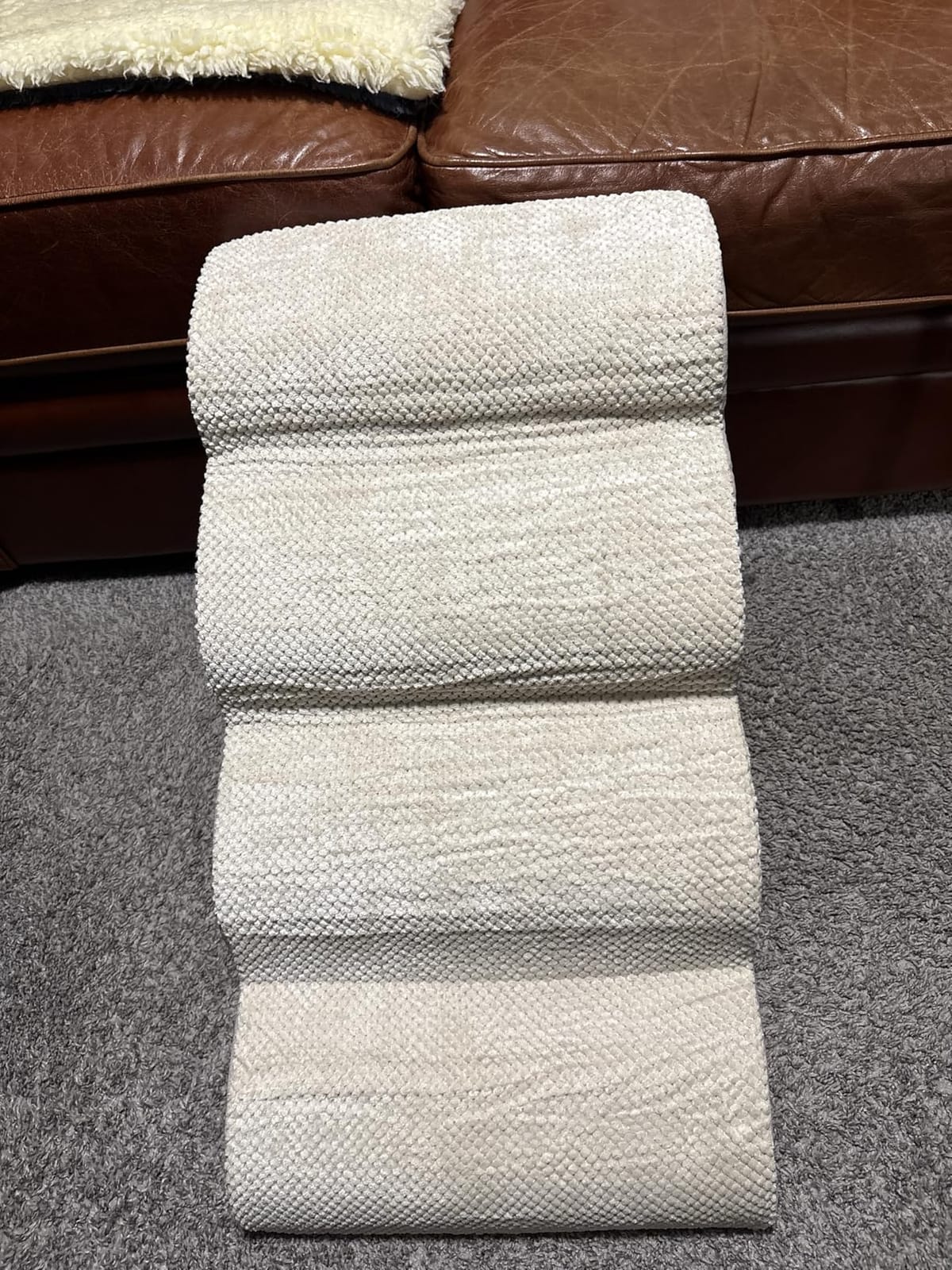 Aodisman Dog Stairs for Small Dogs and Cats, 3-Step Pet Ramp for Bed & Couch, 15.7