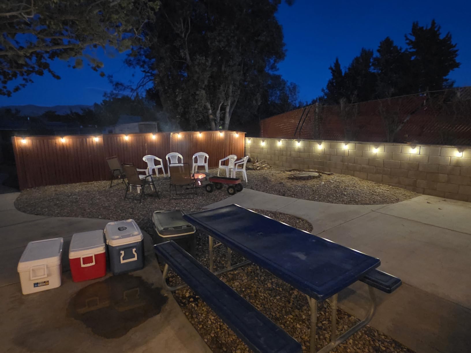 addlon LED Outdoor String Lights 96FT(48*2) Edison Vintage Weatherproof ETL customer photo 2