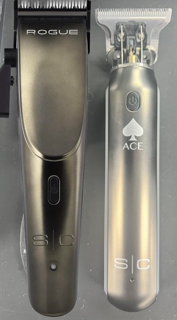 Stylecraft Ace Cordless Hair Trimmer, Slim Compact, Up to 7500 RPM Motor | Rotary motor, Zero-gap Japanese steel blade, Up to 3-hr runtime, USB-C rechargeable, Skeleton design, 3 guards included customer photo 1