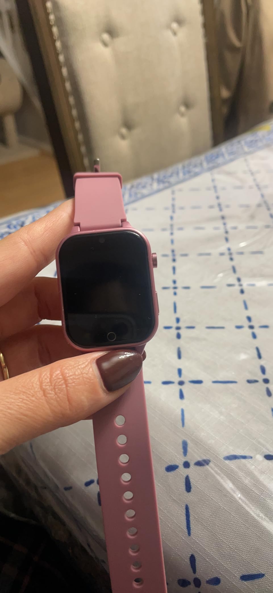 Kids Smart Watch Gift for Girls Age 5-12, 39 Games HD Touch Screen Watches with Video Camera Music Player Pedometer Flashlight 12/24 hr Educational Toys Birthday Gifts for Girls Ages 7 8 9 10 customer photo 2