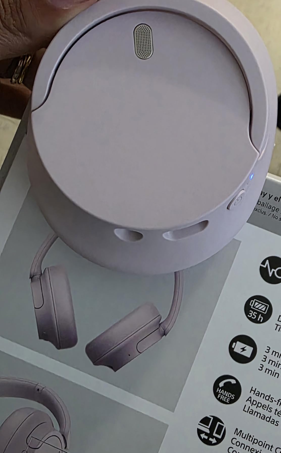 Sony WH-CH720N Wireless Noise Cancelling Over-Ear Headphones, Black | Comfortable Lightweight Design, Dual Noise Sensor technology, Up to 35 Hrs Battery with Quick Charging, Multipoint Connection customer photo 1