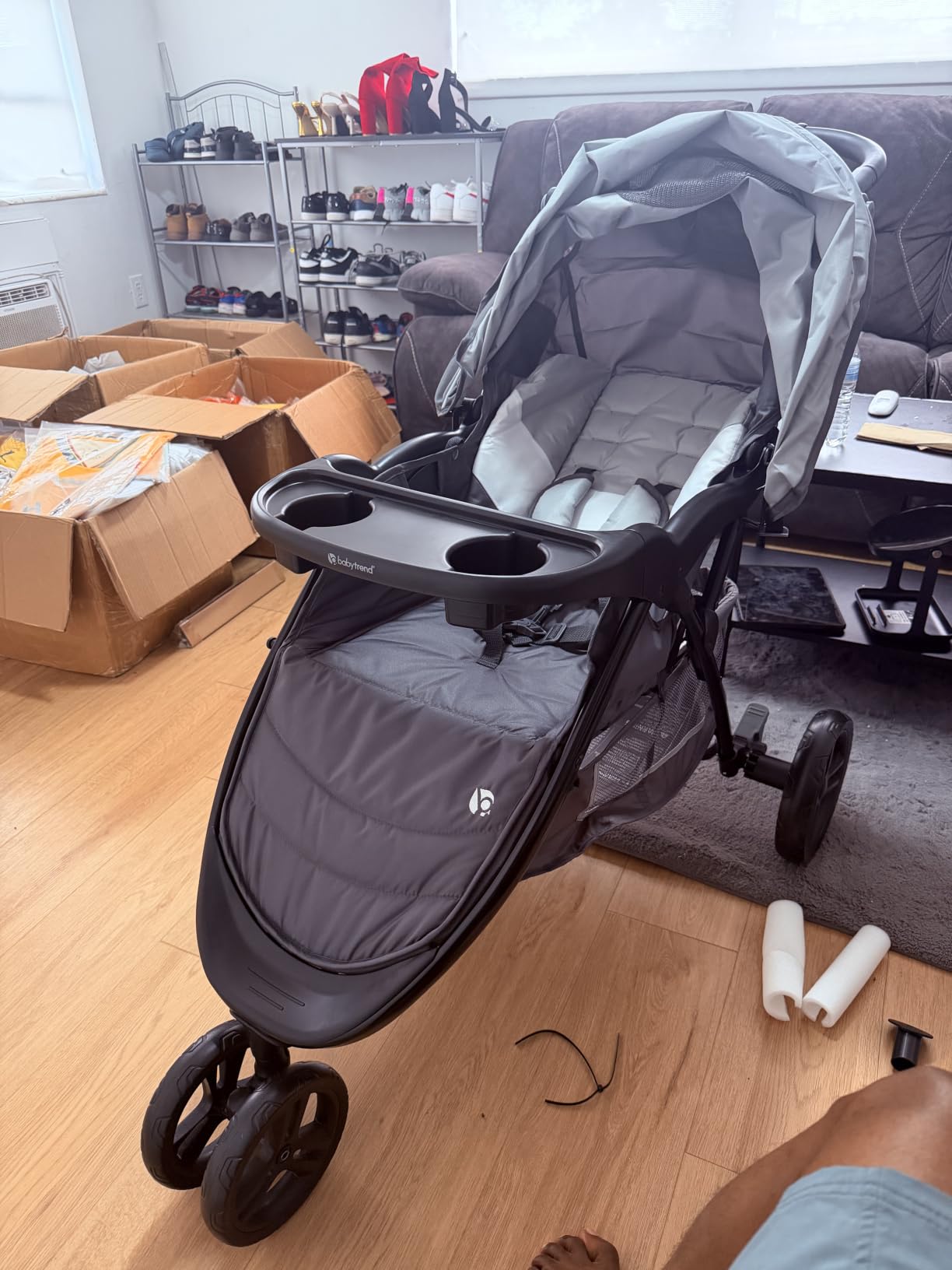 Baby Trend EZ Ride Travel System with EZ-Lift Infant Car Seat, Dash Grey | Portable and Lightweight Stroller Duo for Babies, Infants and Toddlers customer photo 2