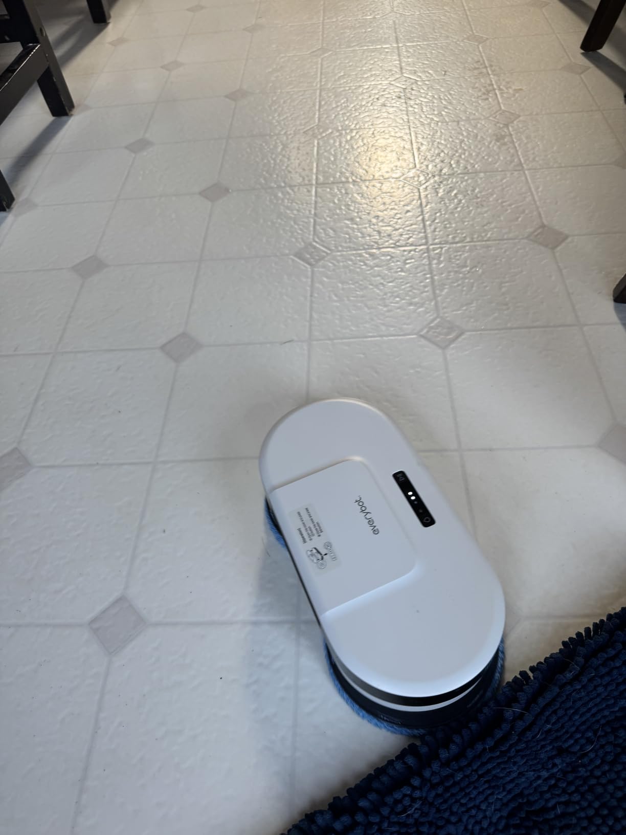 EVERYBOT EDEG2 Mopping Robot for Hard Floors with Dual Spinning Mops | Dual-Spin Robot Mop for Hard Floors, Powerful Mopping, 42dB Ultra Quiet, 3.5-Inch Slim, 7.1 fl oz Tank, 4-Level Water Control customer photo 2