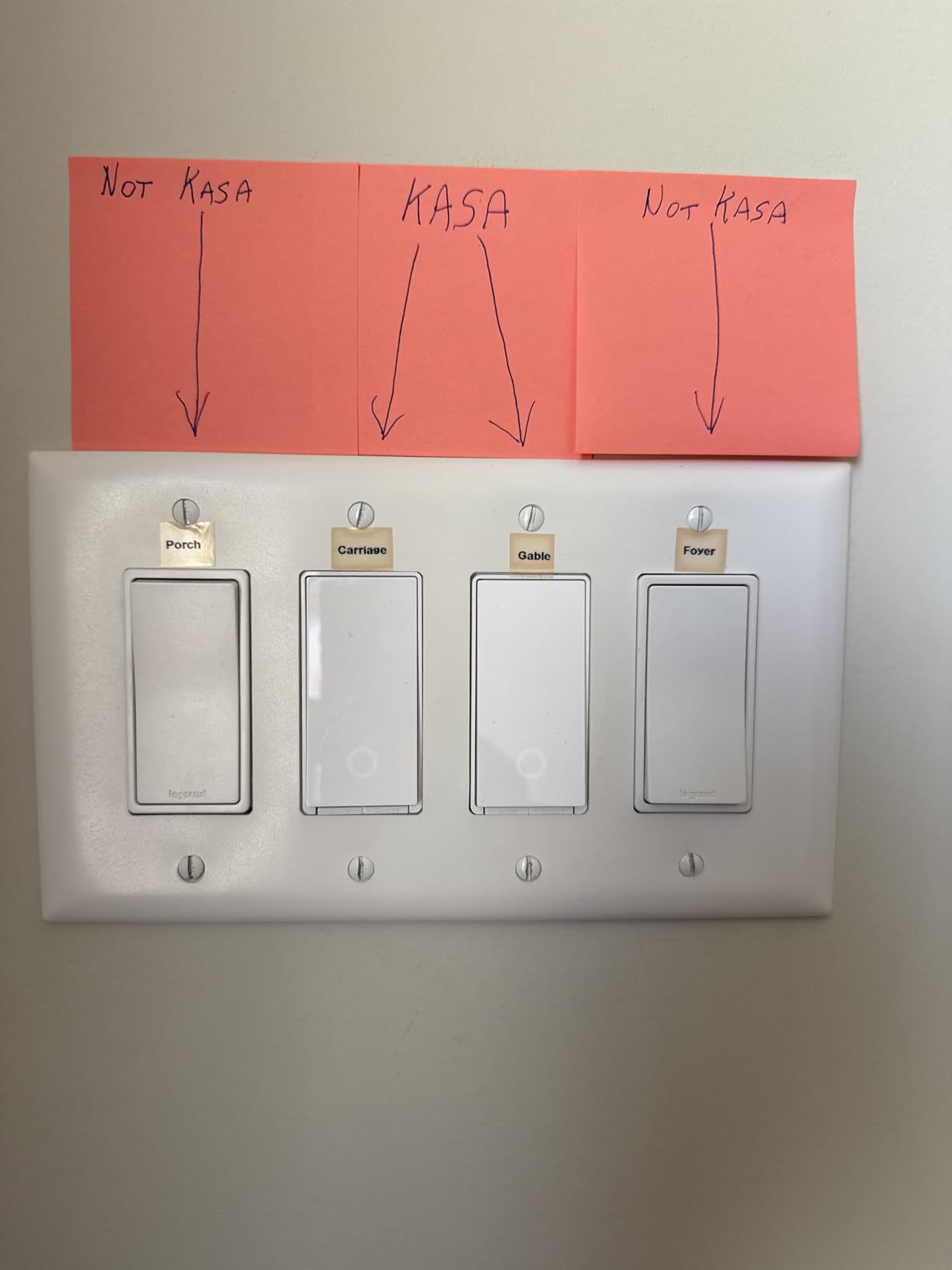Kasa Apple HomeKit Smart Light Switch KS200P3, Single Pole | Need Neutral Wire, 2.4GHz Wi-Fi Light Switch Works with Siri, Alexa and Google Home, UL Certified, No Hub Required, White customer photo 2