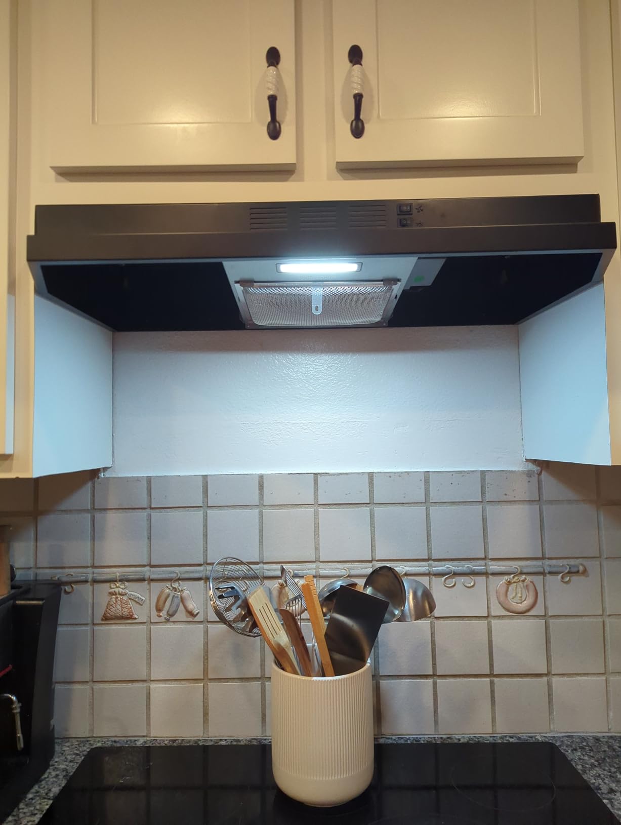 FIREGAS Under Cabinet Range Hood 30 inch, 300 CFM Kitchen Vent Hood | Stainless Steel, Ducted/Ductless Convertible, 2-Speed Fan, LED Light, Top/Rear Venting, Rocker Switch Control customer photo 1