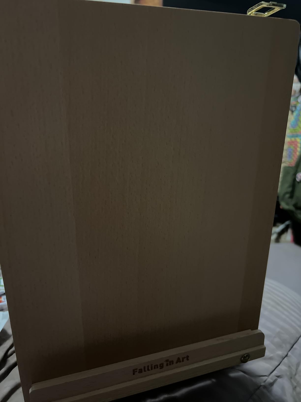 Falling in Art Wooden Tabletop Easel, Beech Wood Sketchbox Desktop Easel | Painting, Portable Art Drawing Easel for Beginners and Professionals customer photo 2