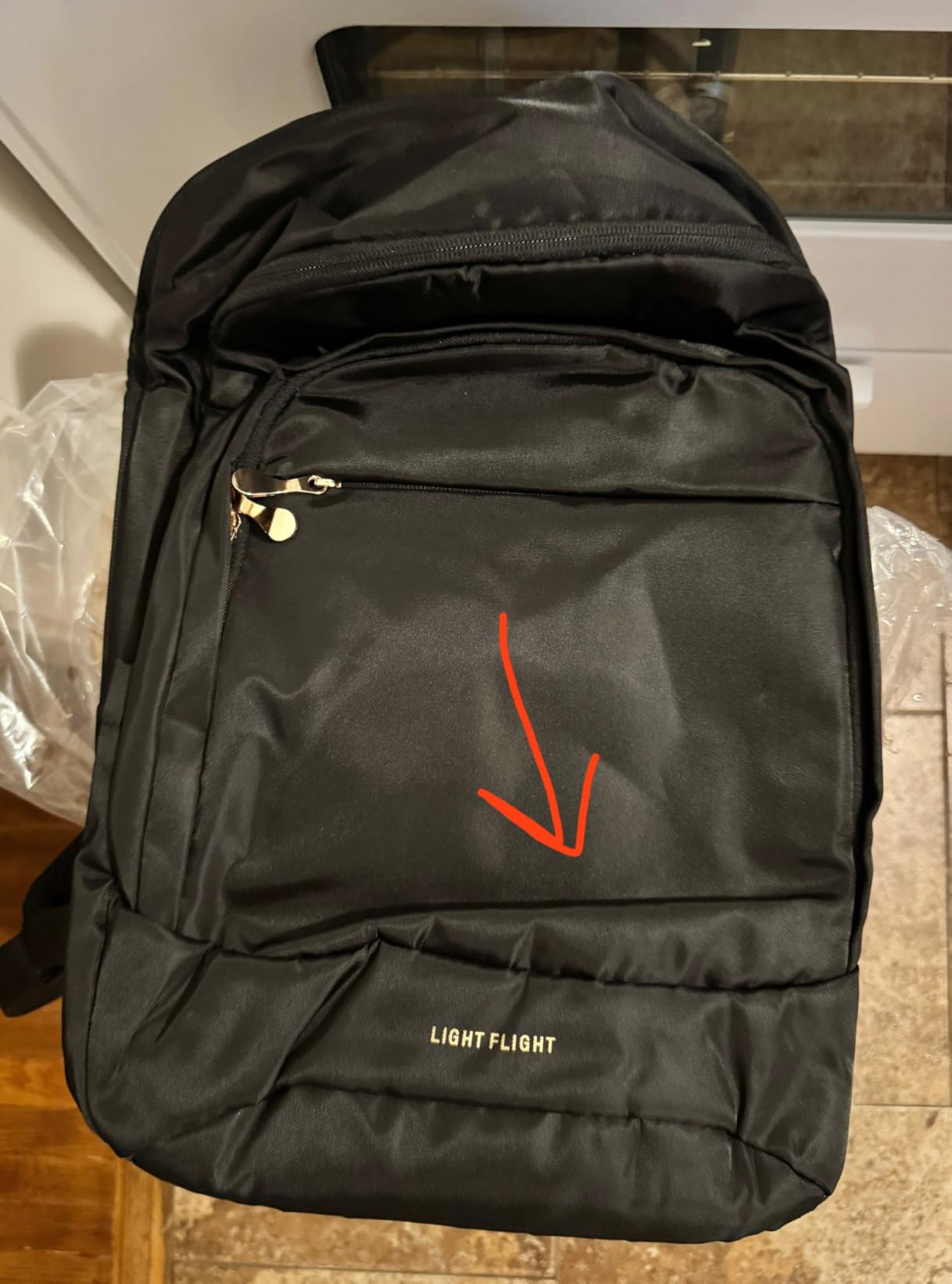 LIGHT FLIGHT Travel Backpack for Women, 15.6 Inch, Champagne customer photo 2