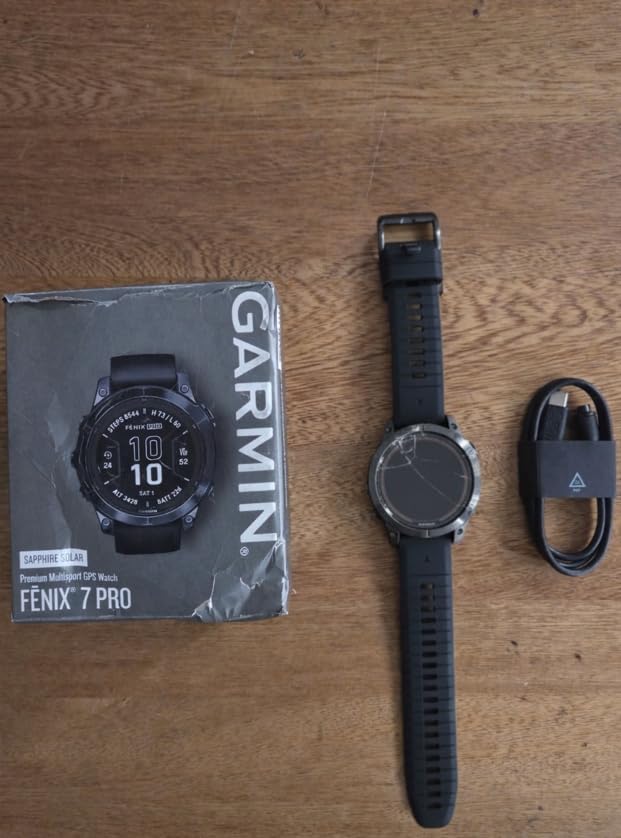 Garmin fēnix 7X Pro Sapphire Solar, Multisport GPS Smartwatch, Built-in Flashlight, Solar Charging Capability, Black | Built-in flashlight, solar charging capability customer photo 1