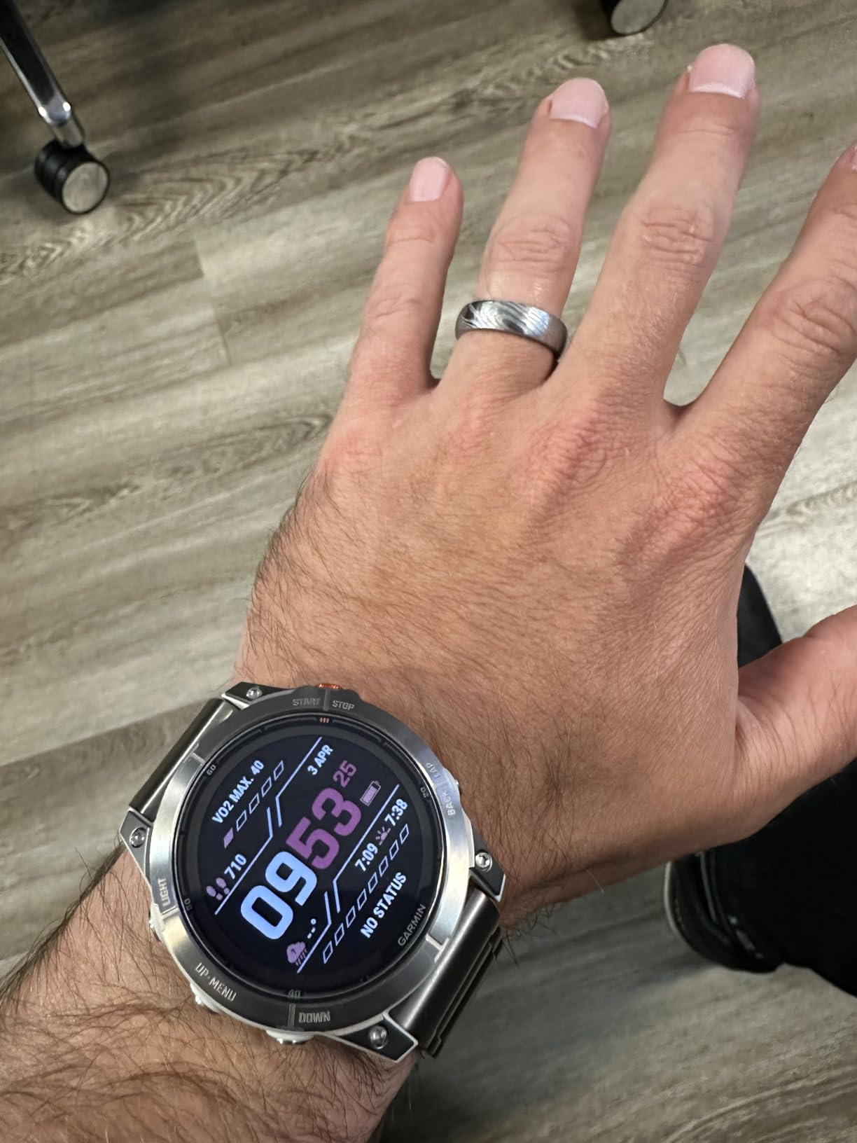 Garmin fēnix 7X Pro Sapphire Solar, Multisport GPS Smartwatch, Built-in Flashlight, Solar Charging Capability, Black | Built-in flashlight, solar charging capability customer photo 2