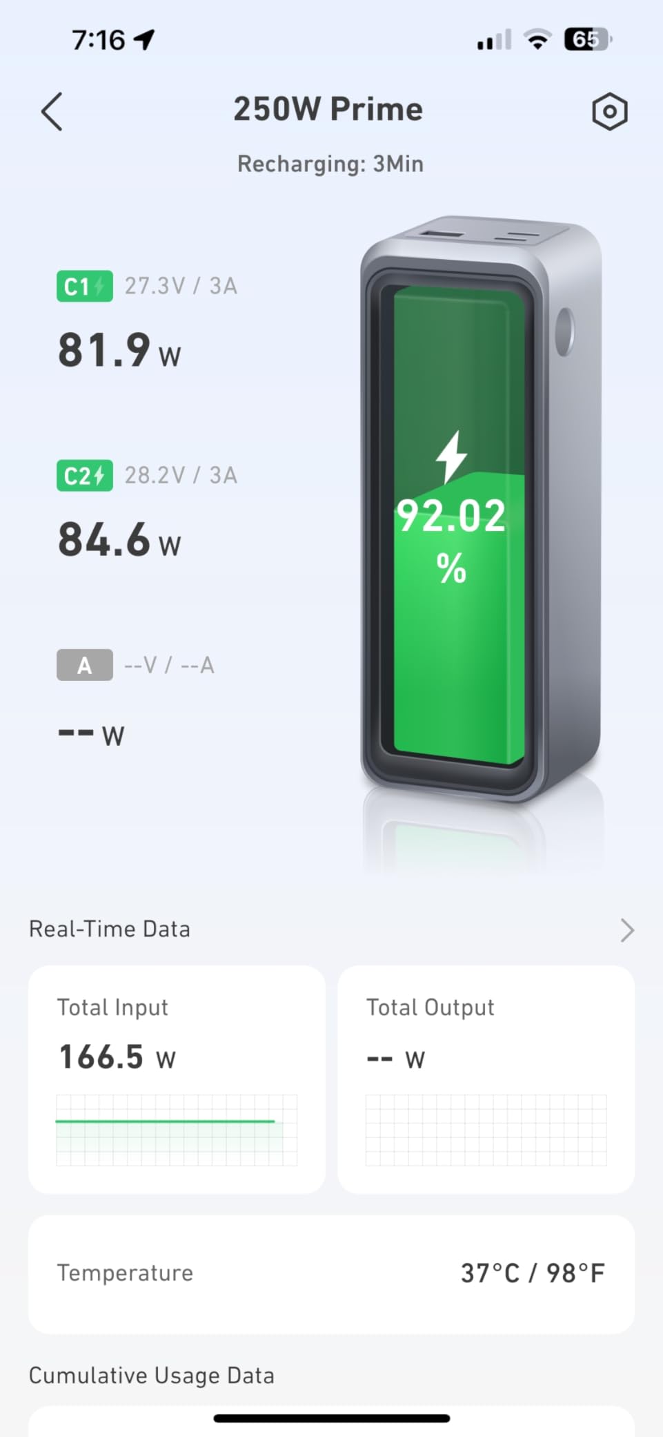 Anker Prime Power Bank, 27,650mAh 3-Port 250W Portable Charger for Travel, TSA-Approved, Smart App, for MacBook Pro/Air, iPhone 16/15/14 Series, Samsung, Laptops, and More (Charging Base Not Included) customer photo 2