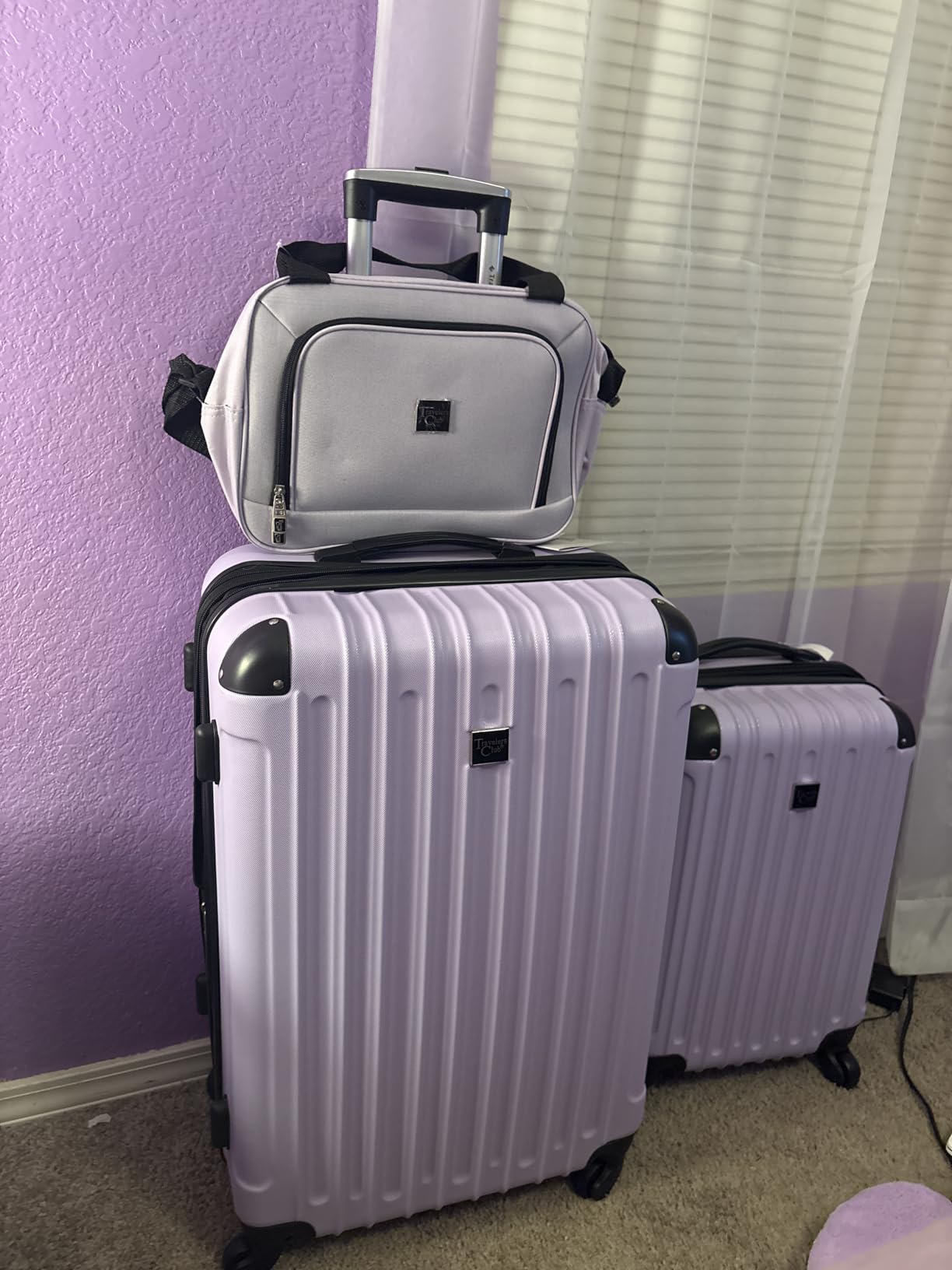 Midtown Hardside 4-Piece Luggage Travel Set, Emerald customer photo 1