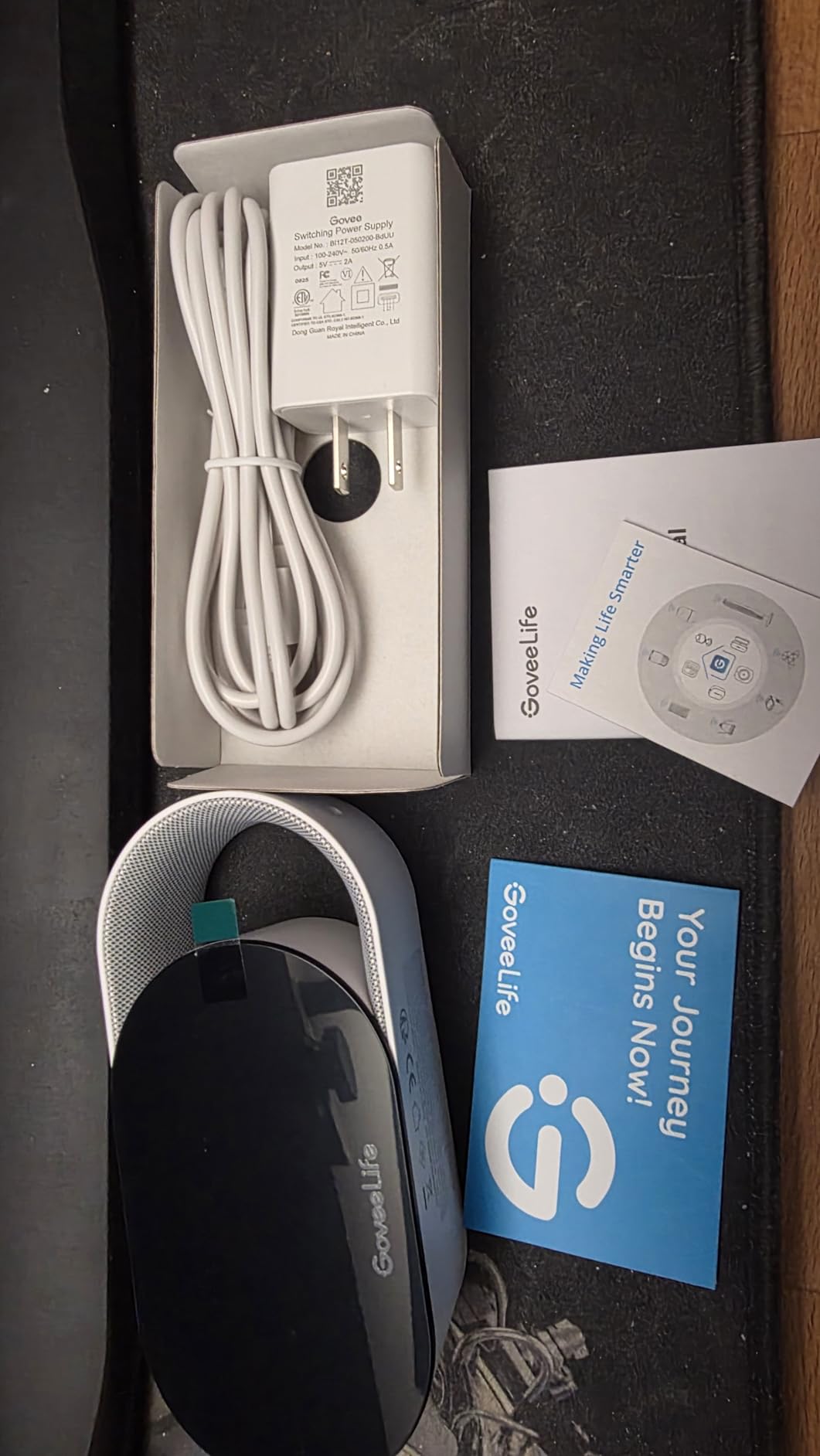 GoveeLife Smart Air Quality Monitor with PM2.5 H5106, LED Display Wired | Indoor temperature humidity sensors, 2s refresh, 2-year data storage, for home & office, 2.4G Wi-Fi only customer photo 1