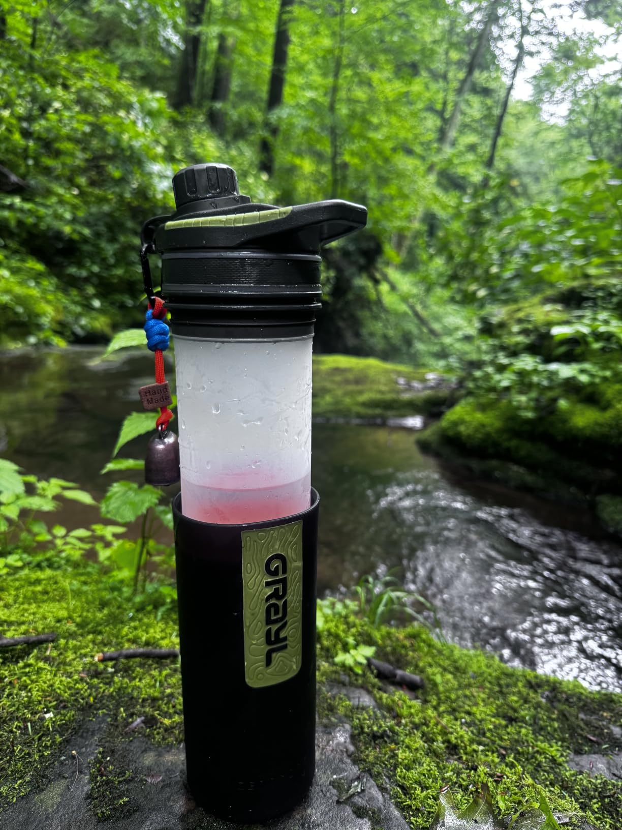 GRAYL GeoPress 24 oz Water Purifier & Water Filter Bottle, Black Camo | Purifies & Filters Water in 8 Seconds for Hiking, Backpacking, Camping, Survival & Travel, Removes Viruses & Bacteria customer photo 2
