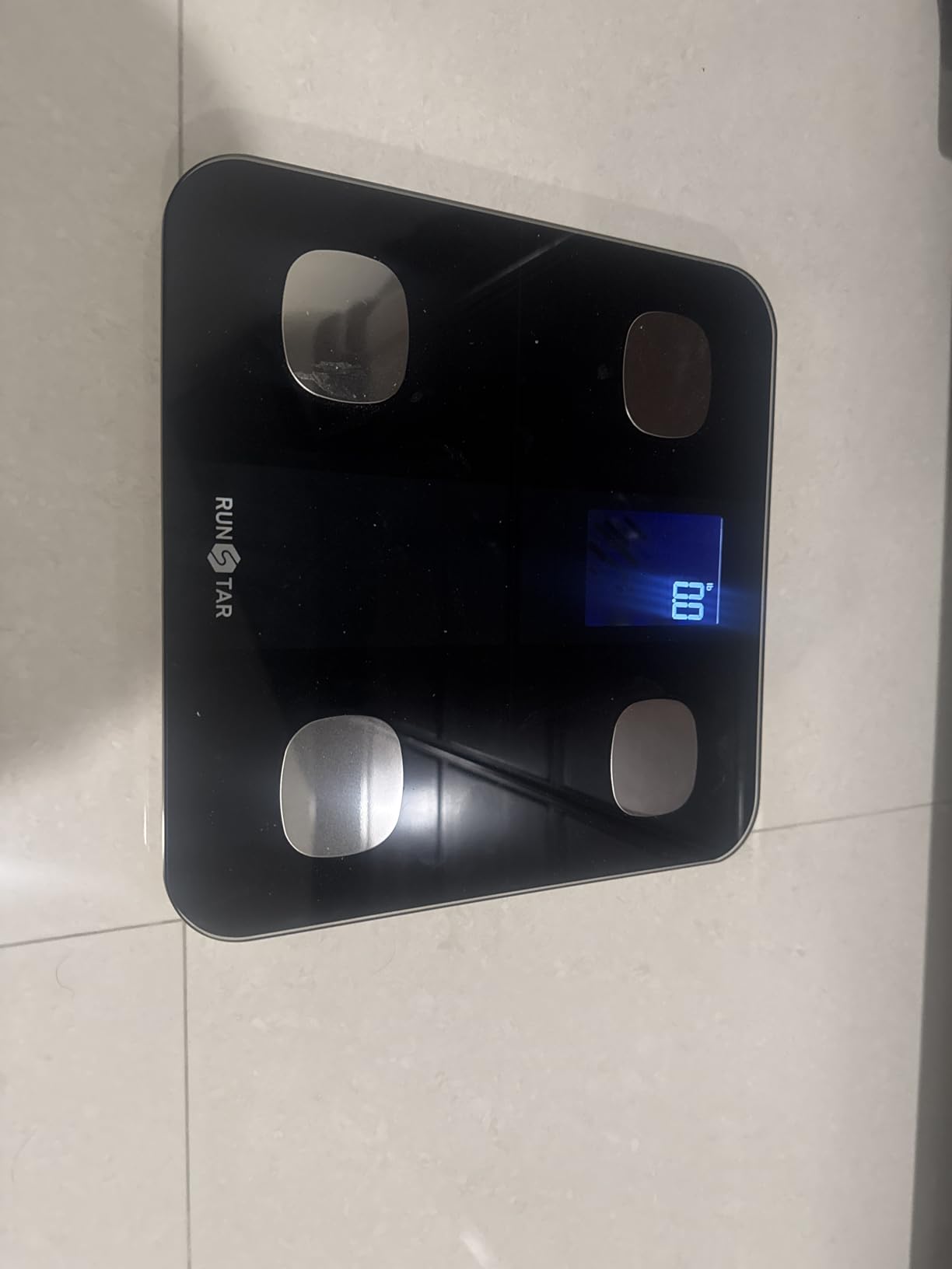 RunStar Smart Scale for Body Weight, High Accuracy Digital Bathroom Scale with Large Display for BMI Muscle Mass Heart Rate, 22 Body Composition Analyzer Sync with Fitness App, 400lb customer photo 1