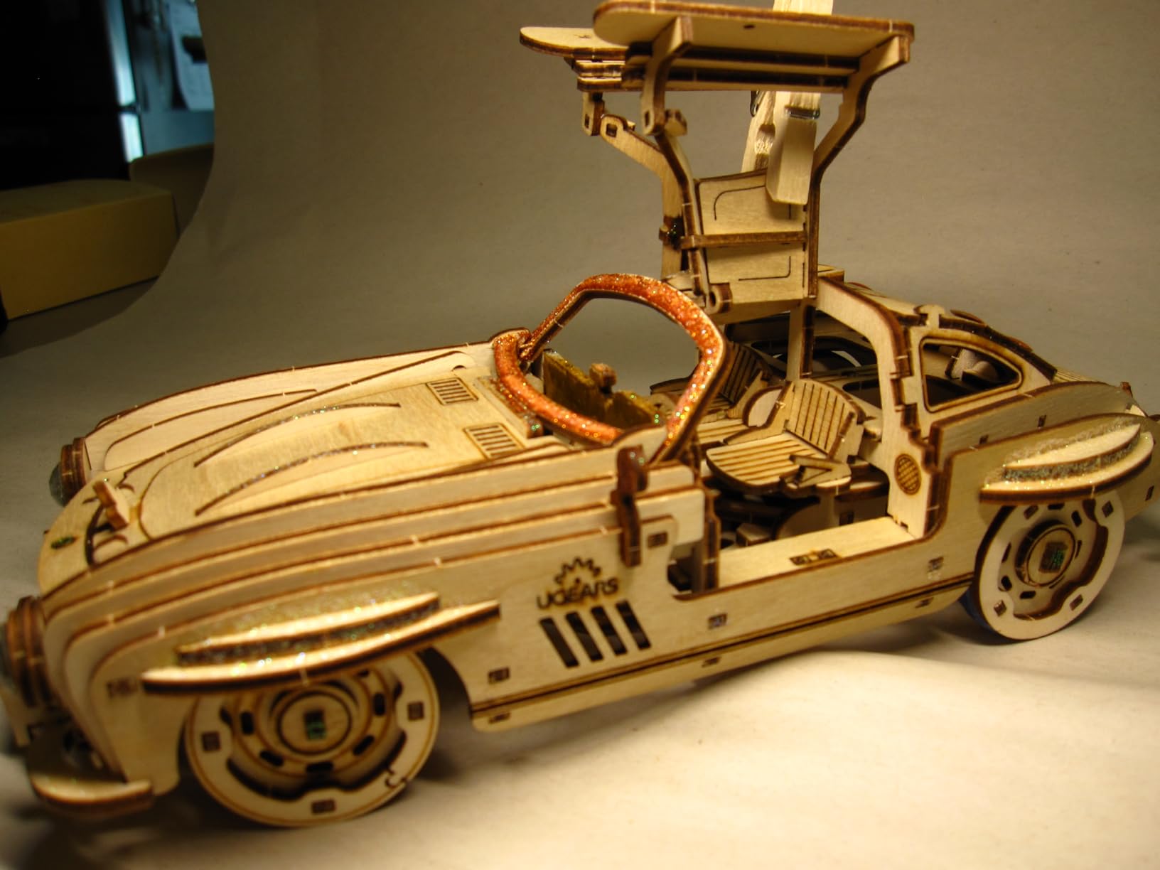 UGEARS Winged Sports Coupe Model Car Kit - 3D Wooden Puzzle for Adults customer photo 1