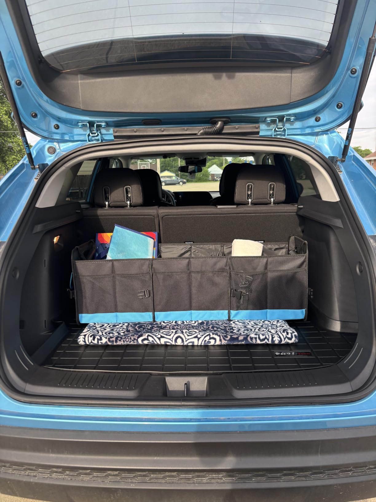 AOPHY Trunk Organizer - 95L Extra Large Capacity SUV Cargo Storage, Collapsible Waterproof Design with Non-Slip Bottom & Retractable Straps, Car Organizers for SUV, Truck, Sedan customer photo 2