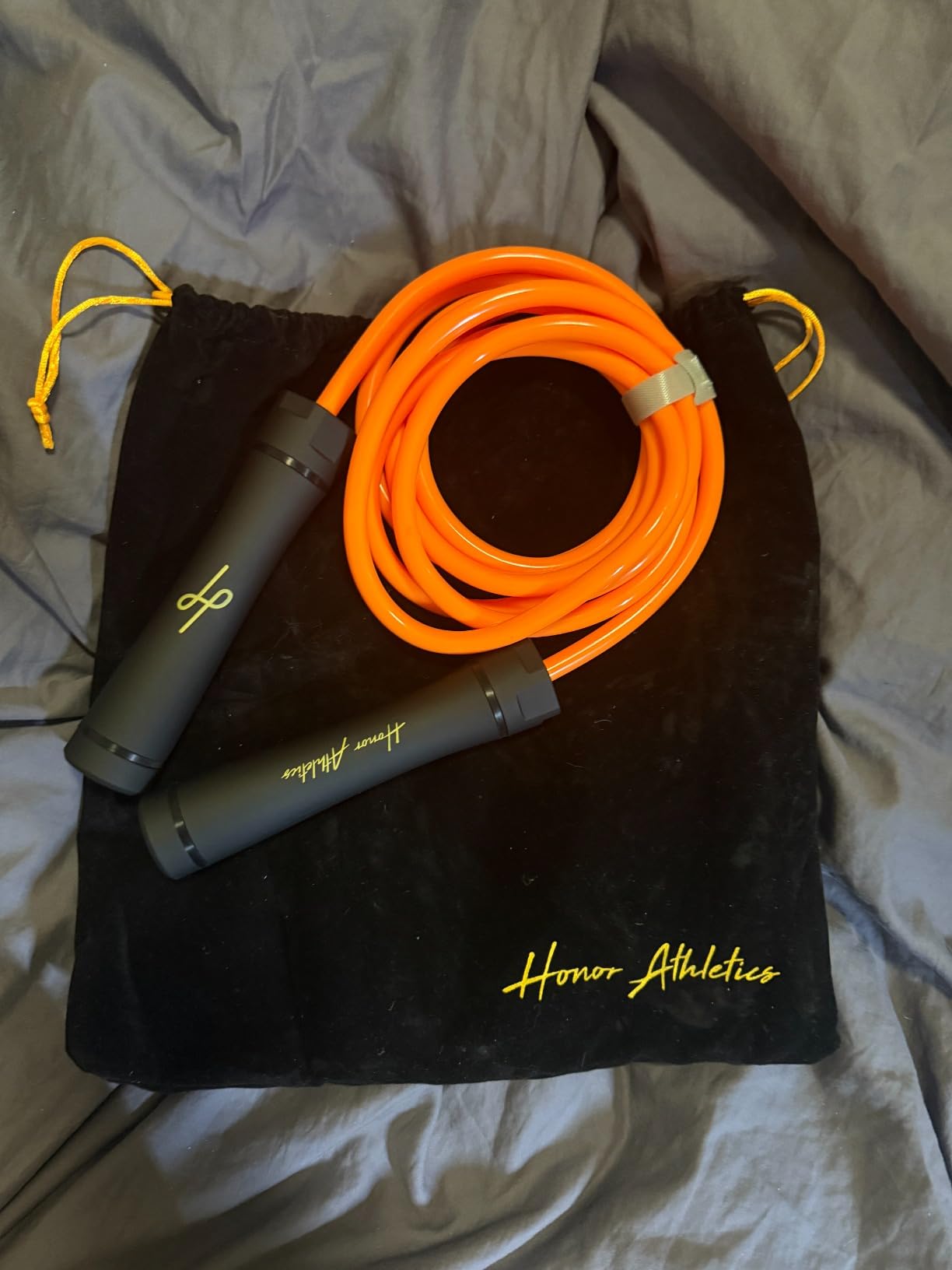 Honor Athletics 3.0 Muay Thai Style Weighted Jump Rope, Crafted for High-Intensity Training, Muay Thai & MMA, Lasting PVC Jump Rope, Heavy 1.1lb PVC Jump Ropes for Fitness customer photo 2