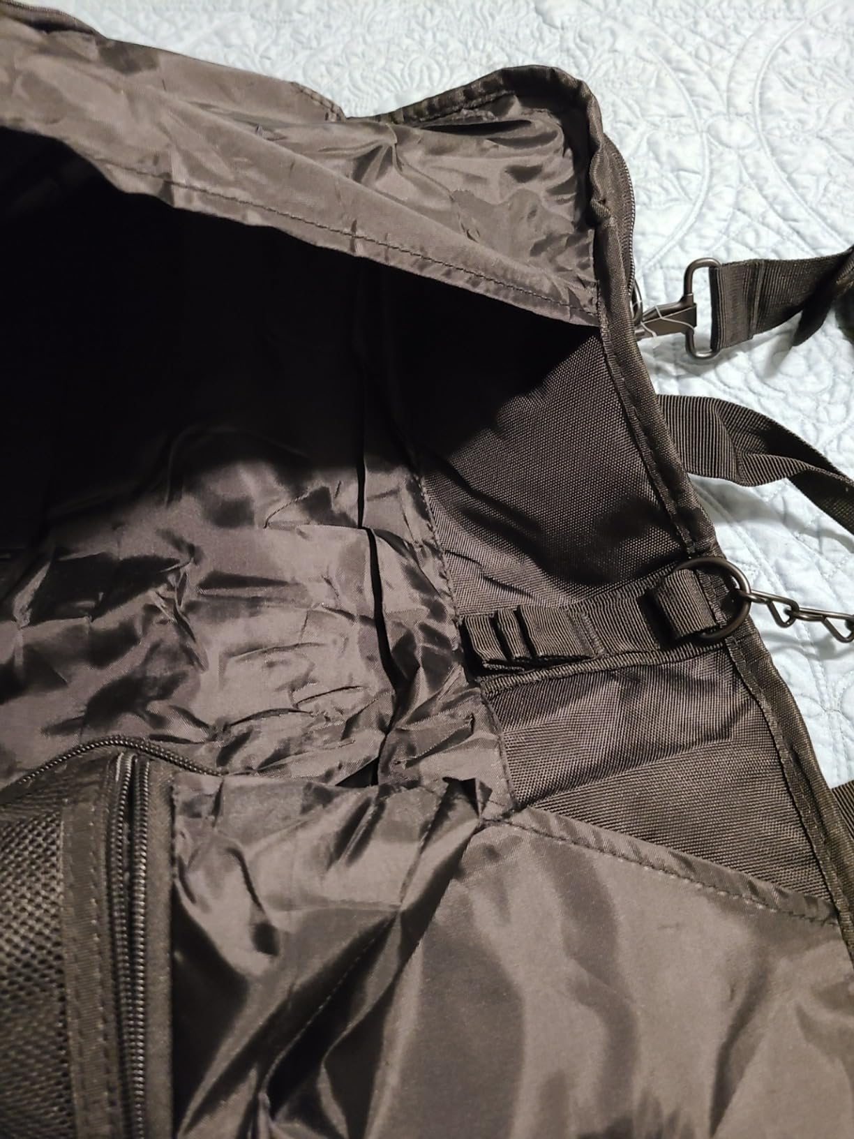 Garment Bag Travel Suit Bag Large 40-Inch Carry on Bag Up to 3 Suits, 2 in 1 Hanging Luggage Bags, Fits 15.6 Inch Laptop customer photo 2