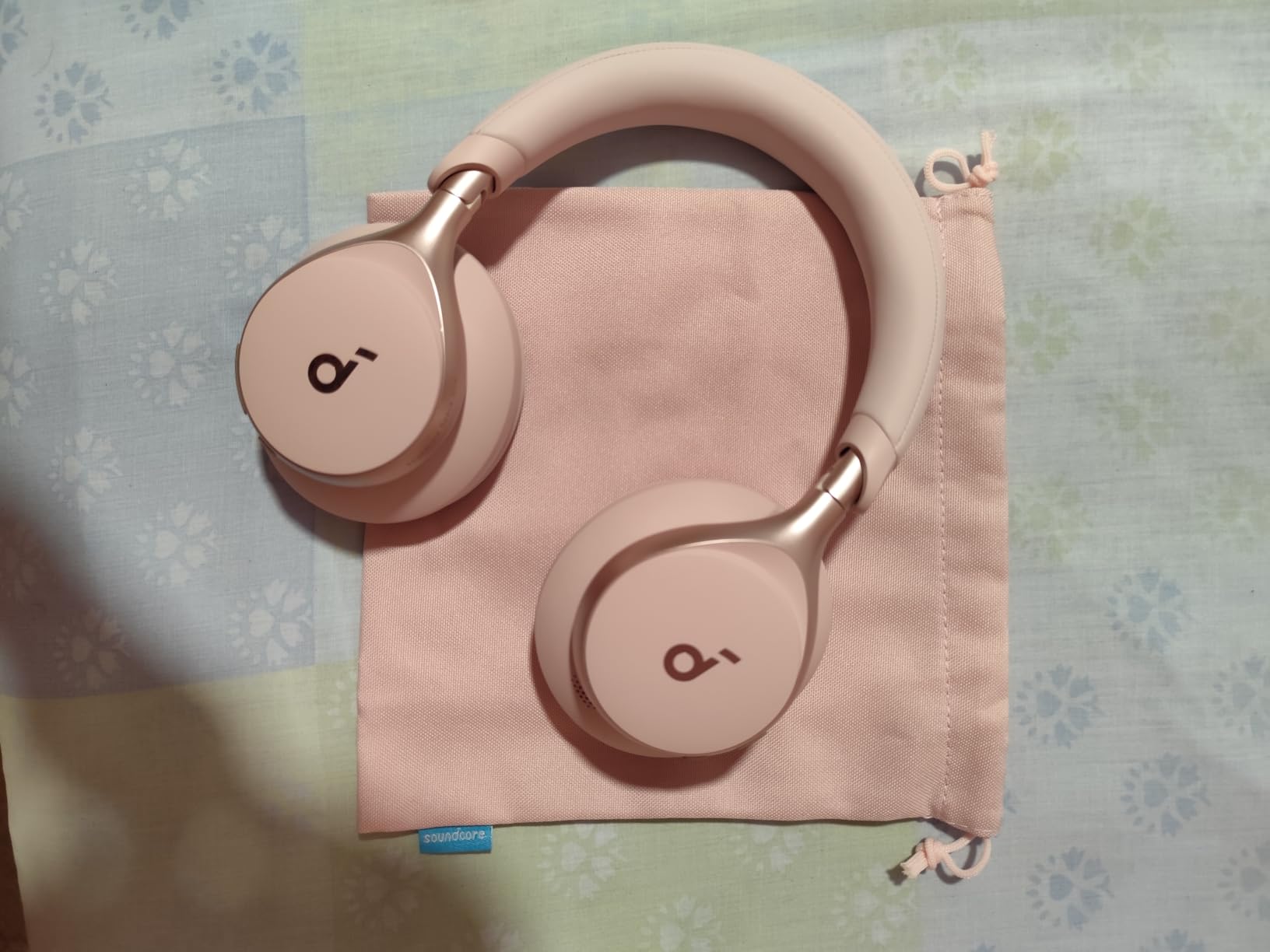 Soundcore Anker Space One ANC Over-Ear Headphones, Voice Reduction | Active Noise Cancelling, Comfortable Fit, Bluetooth, 40H ANC Playtime, App Control, LDAC Hi-Res, 3 Mics with AI, Travel-Ready customer photo 1
