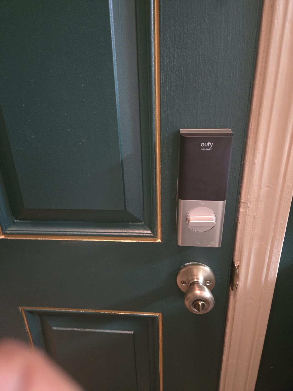 eufy Security Smart Lock C220, Fingerprint Keyless Entry Door Lock | Built-in Wi-Fi, App Remote Control, Up to 8-Month Battery, Front Door Smart Lock Deadbolt, IP53 Waterproof, BHMA Grade 3 customer photo 2