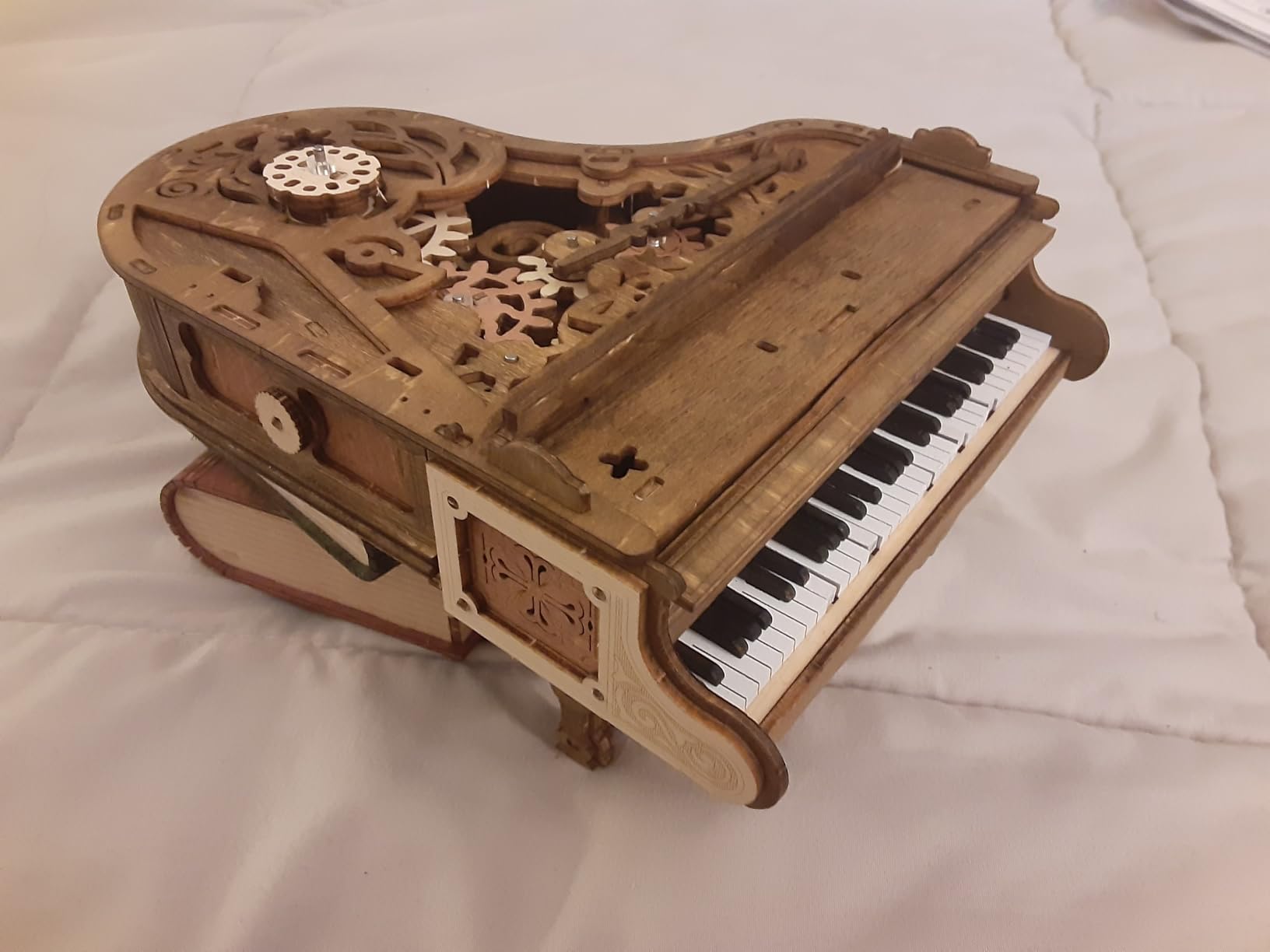 ROKR 3D Wooden Puzzles for Adults 223pcs Piano Model Kit 1:20 Scale Building Puzzles Wooden Music Box Unique Gift for Men Women Hobbies for Birthday Christmas customer photo 1