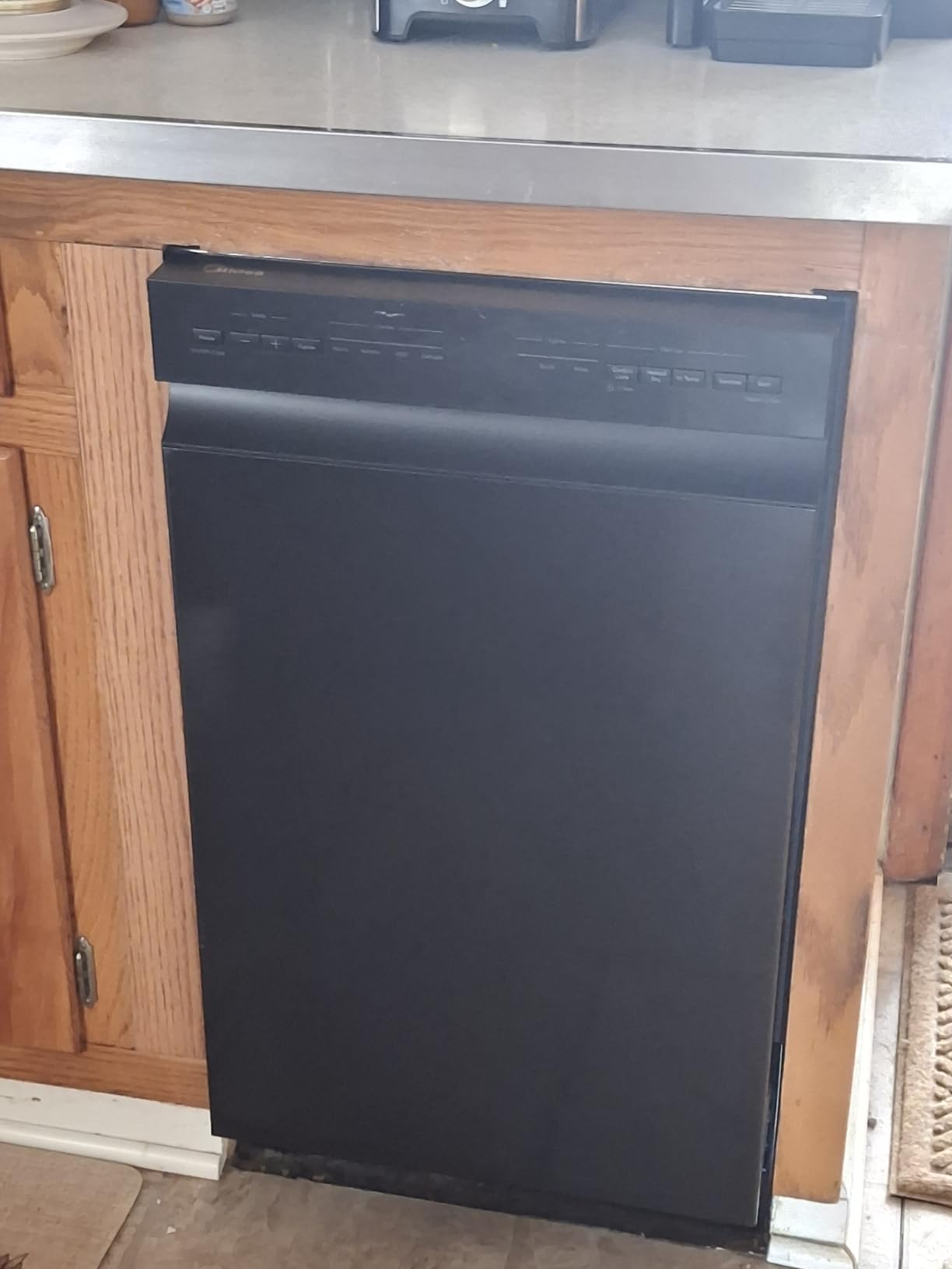 Midea 18 Inch Built-in Dishwasher, 8 Place Settings, Stainless Steel Tub, 6 Washing Cycles, Energy Star Certified with Heated Dry & High-Temp Wash, Slim Quiet for Apartments, Small Kitchens, and RVs customer photo 1