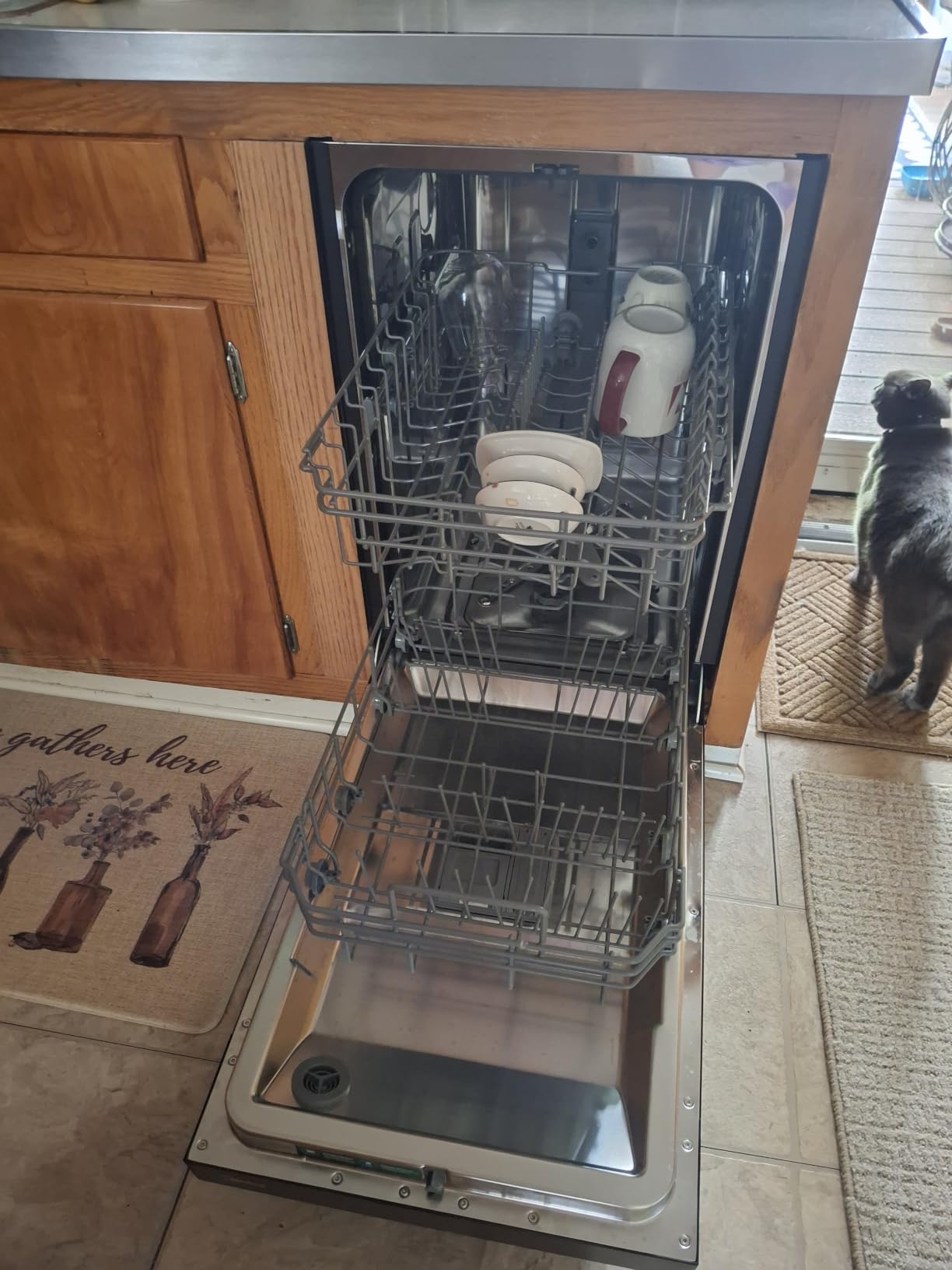 Midea 18 Inch Built-in Dishwasher, 8 Place Settings, Stainless Steel Tub, 6 Washing Cycles, Energy Star Certified with Heated Dry & High-Temp Wash, Slim Quiet for Apartments, Small Kitchens, and RVs customer photo 2