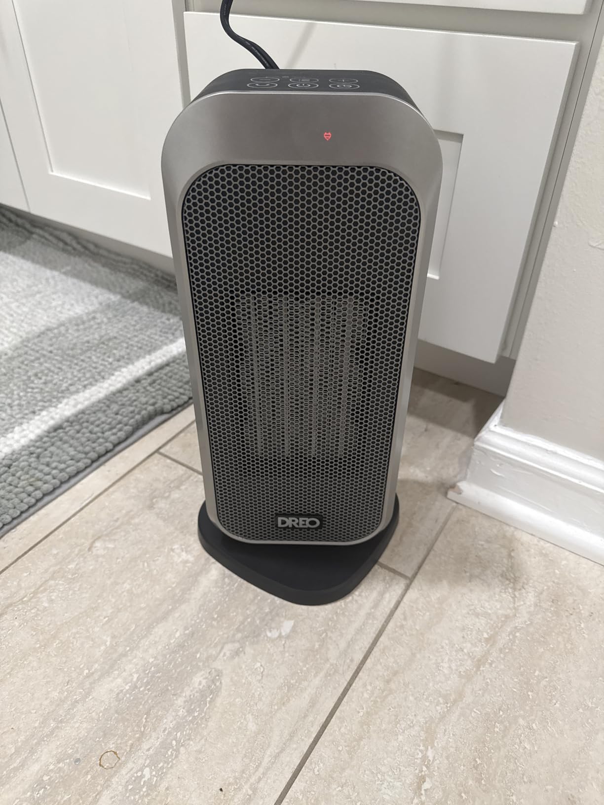 DREO Quiet Space Heater, 1500W Portable Heaters for Indoor Use with Remote | 70° Oscillation, 11.5 ft/s Fast, 8 Safety Protection, Adjustable Thermostat, Electric Heater for Office Bedroom, 12H Timer customer photo 2