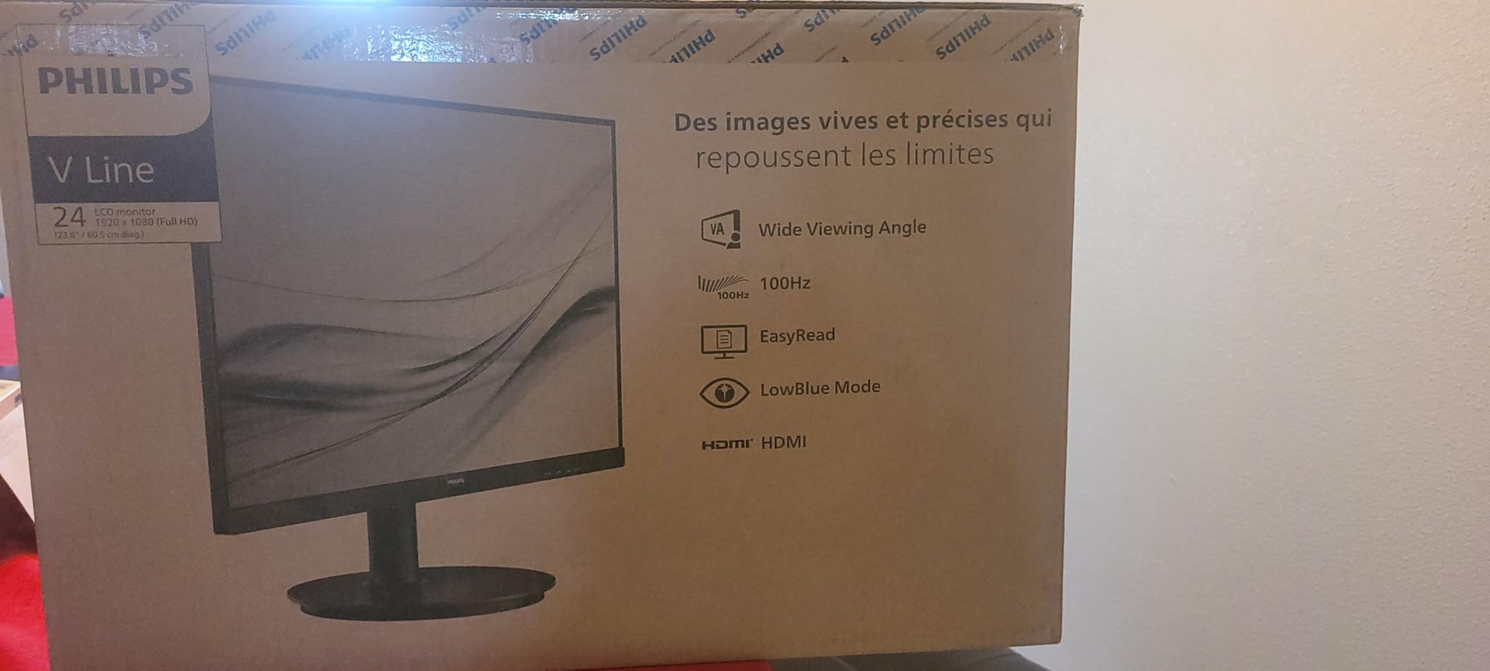 Philips 24 Inch Computer Monitor FHD 100Hz VA VESA Flicker-Free, 241V8LB | 1920×1080 LED Monitor, 4ms GtG, Adaptive Sync, HDMI 1.4, Tilt Adjust, Low Blue Light, 4yr Advance Replacement Warranty customer photo 1