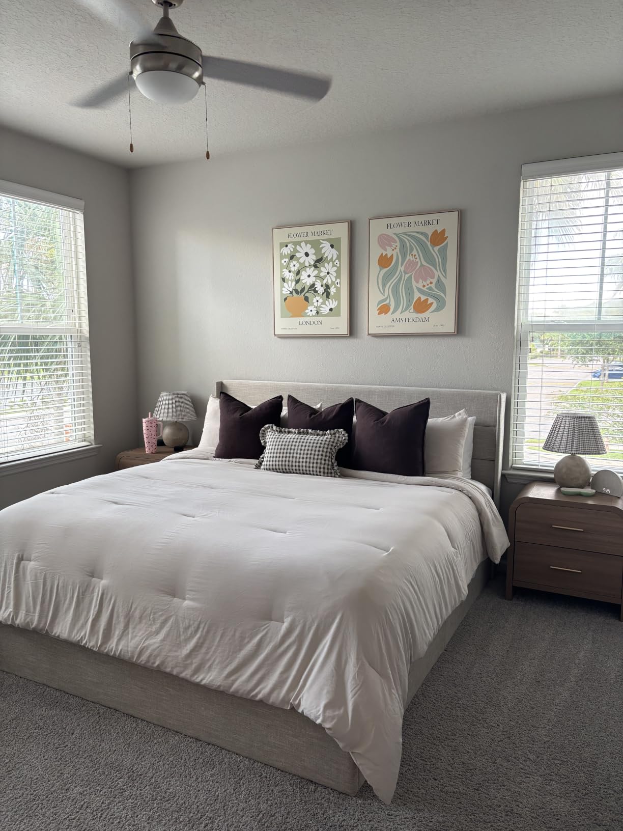 Allewie Queen Size Lift Up Hydraulic Storage Bed Frame Light Beige | Modern Wingback Headboard, Hydraulic Support Storage, No Box Spring Needed customer photo 2